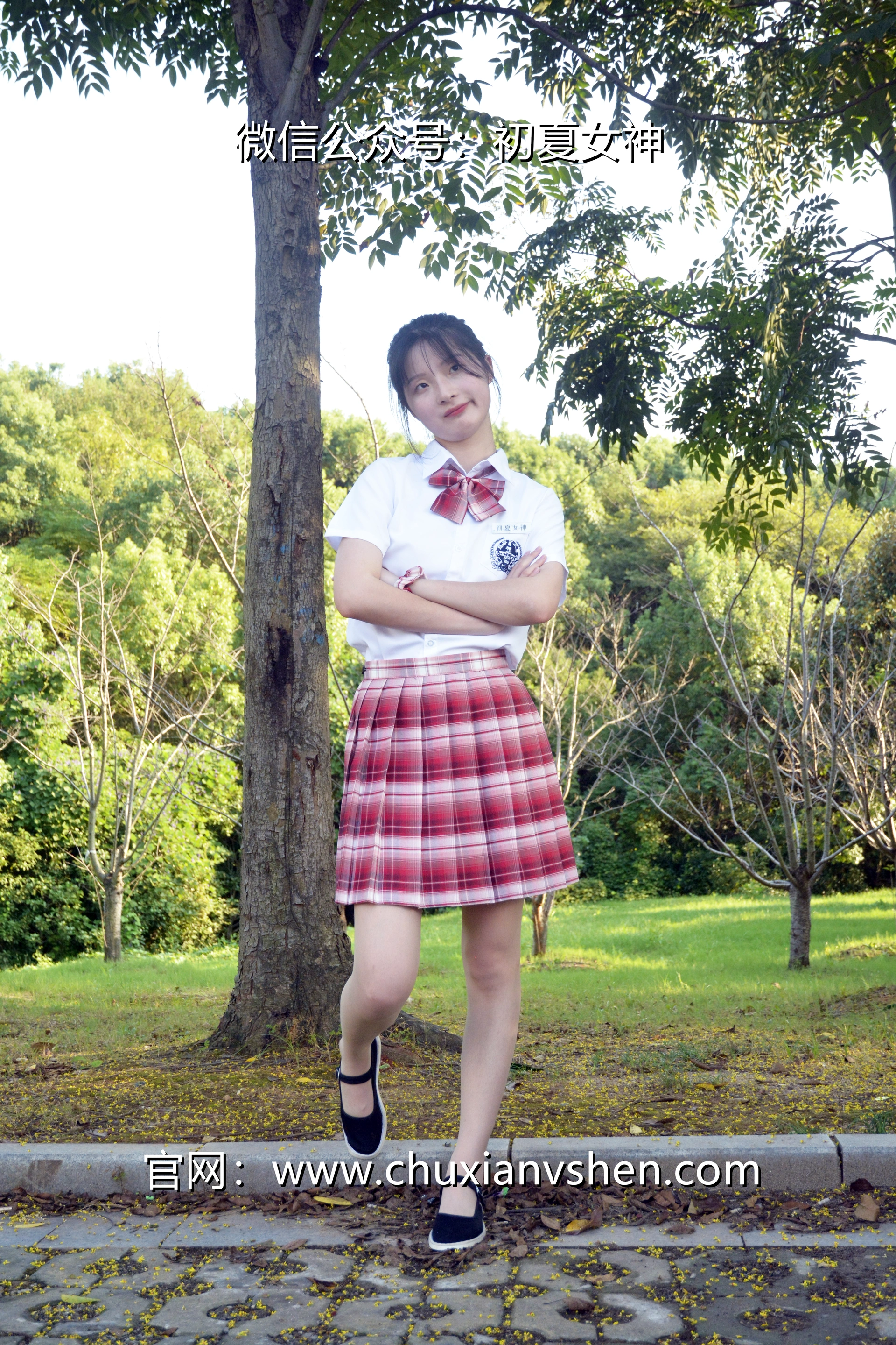 初夏女神 NO.092 安妮 草莓色JK[140P+1V／5.98GB]