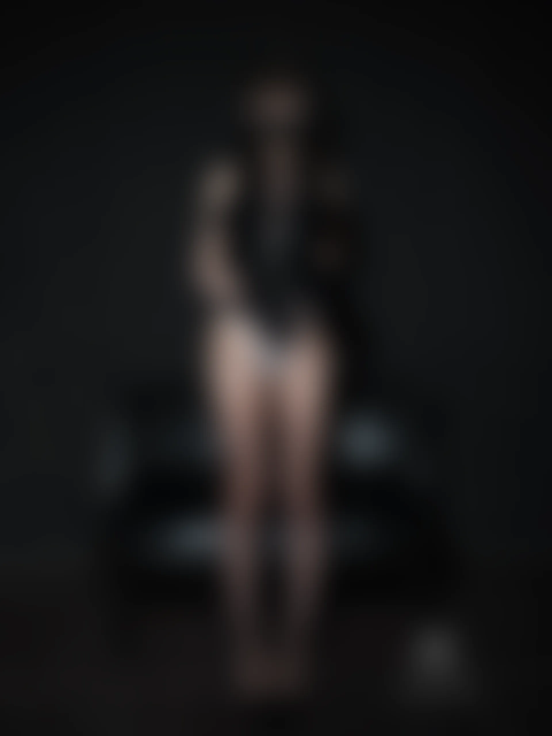 紧急企划 EX.014 见希w 亮黑丝皮裙小恶魔 [54P1V-2.94GB]双马尾, 紧急企划, 美腿, 美足, 见希w, 黑丝