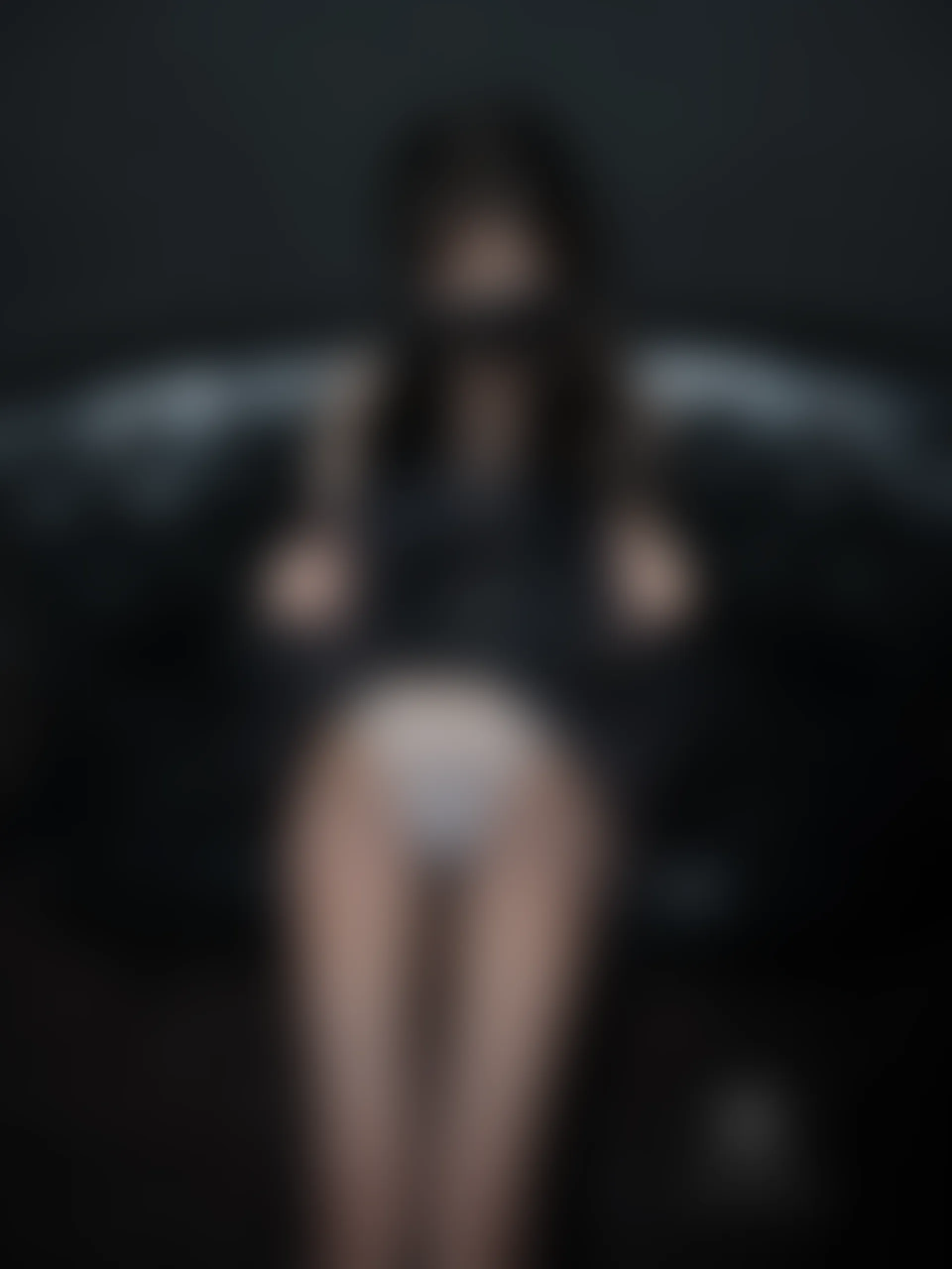 紧急企划 EX.014 见希w 亮黑丝皮裙小恶魔 [54P1V-2.94GB]双马尾, 紧急企划, 美腿, 美足, 见希w, 黑丝