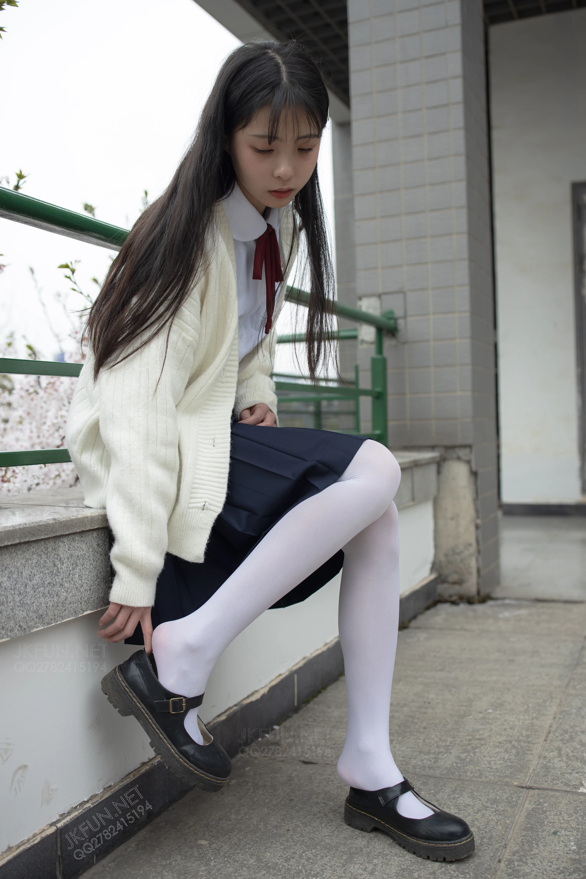 JKFUN-001 [104P1V-2.21G]JKFUN, 制服, 可爱, 学生装, 森萝财团, 白丝, 美腿