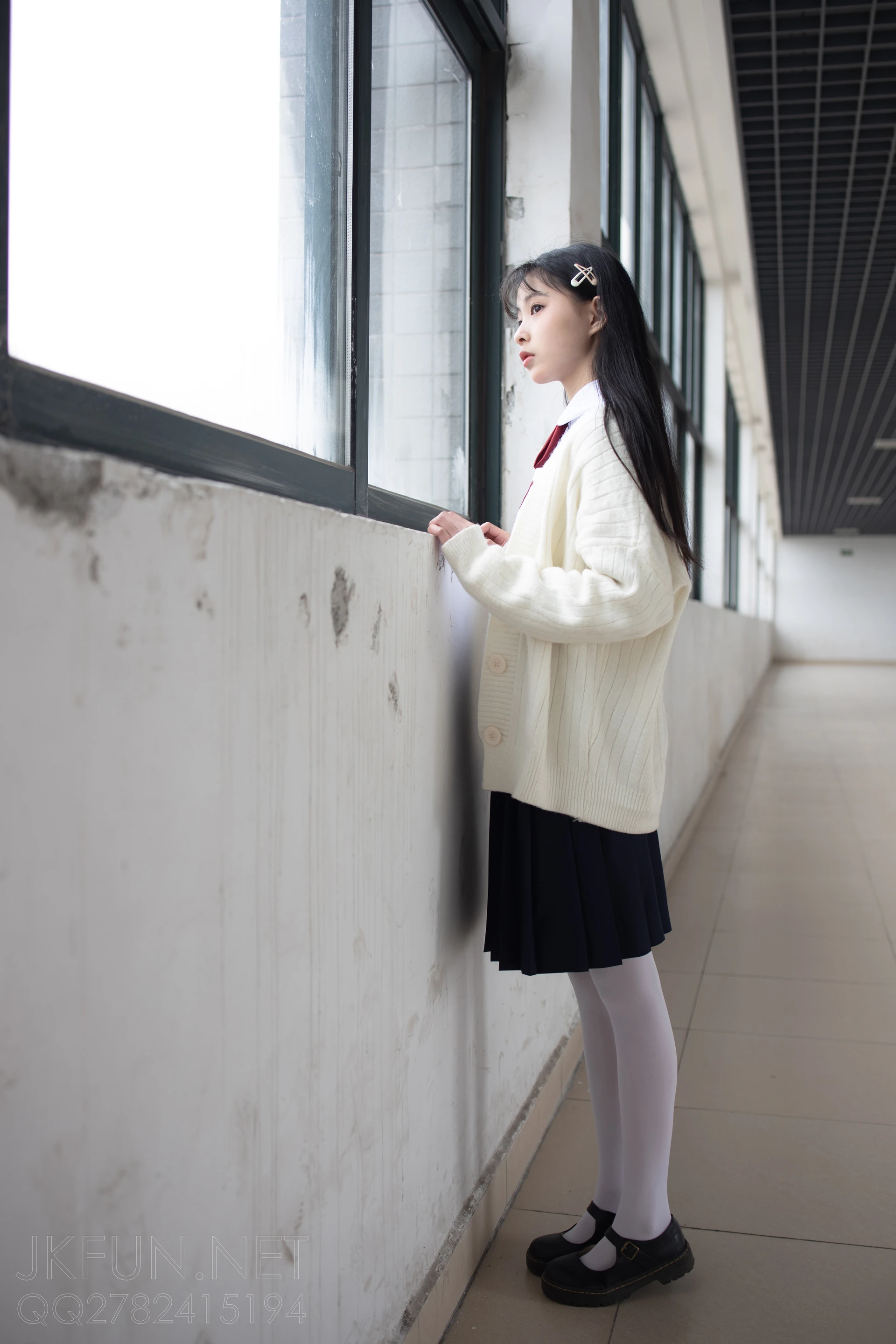JKFUN-001 [104P1V-2.21G]JKFUN, 制服, 可爱, 学生装, 森萝财团, 白丝, 美腿