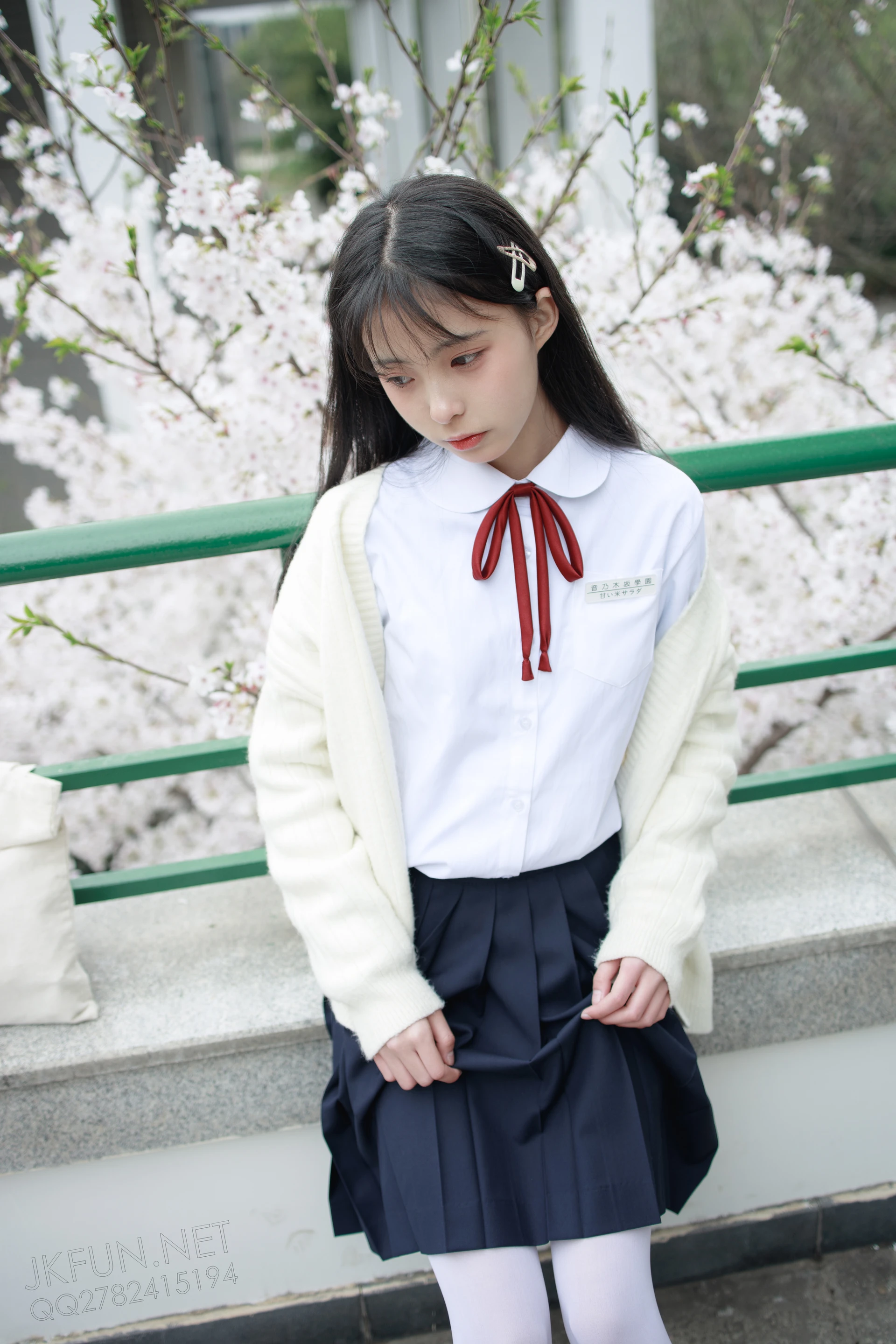 JKFUN-001 [104P1V-2.21G]JKFUN, 制服, 可爱, 学生装, 森萝财团, 白丝, 美腿
