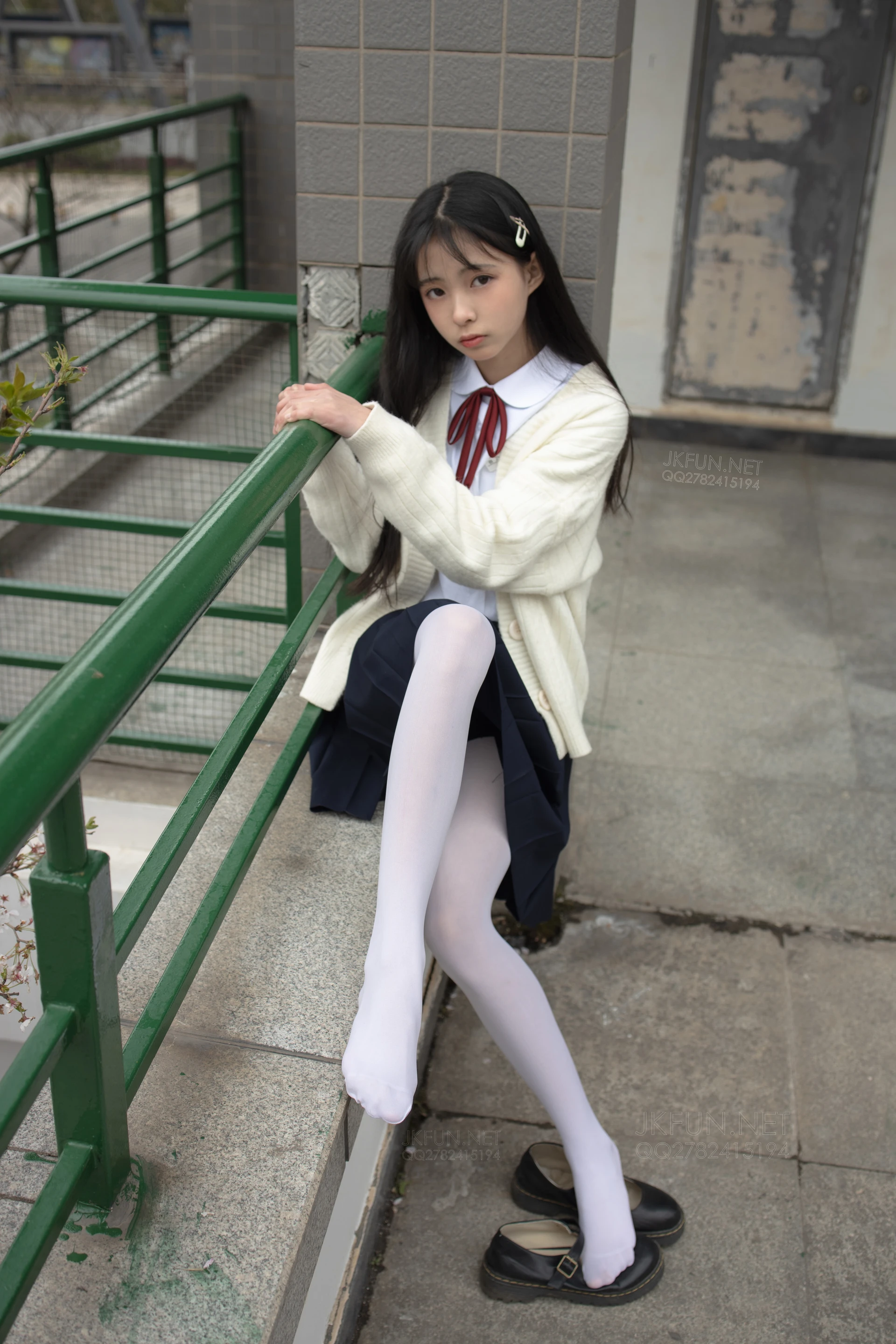 JKFUN-001 [104P1V-2.21G]JKFUN, 制服, 可爱, 学生装, 森萝财团, 白丝, 美腿