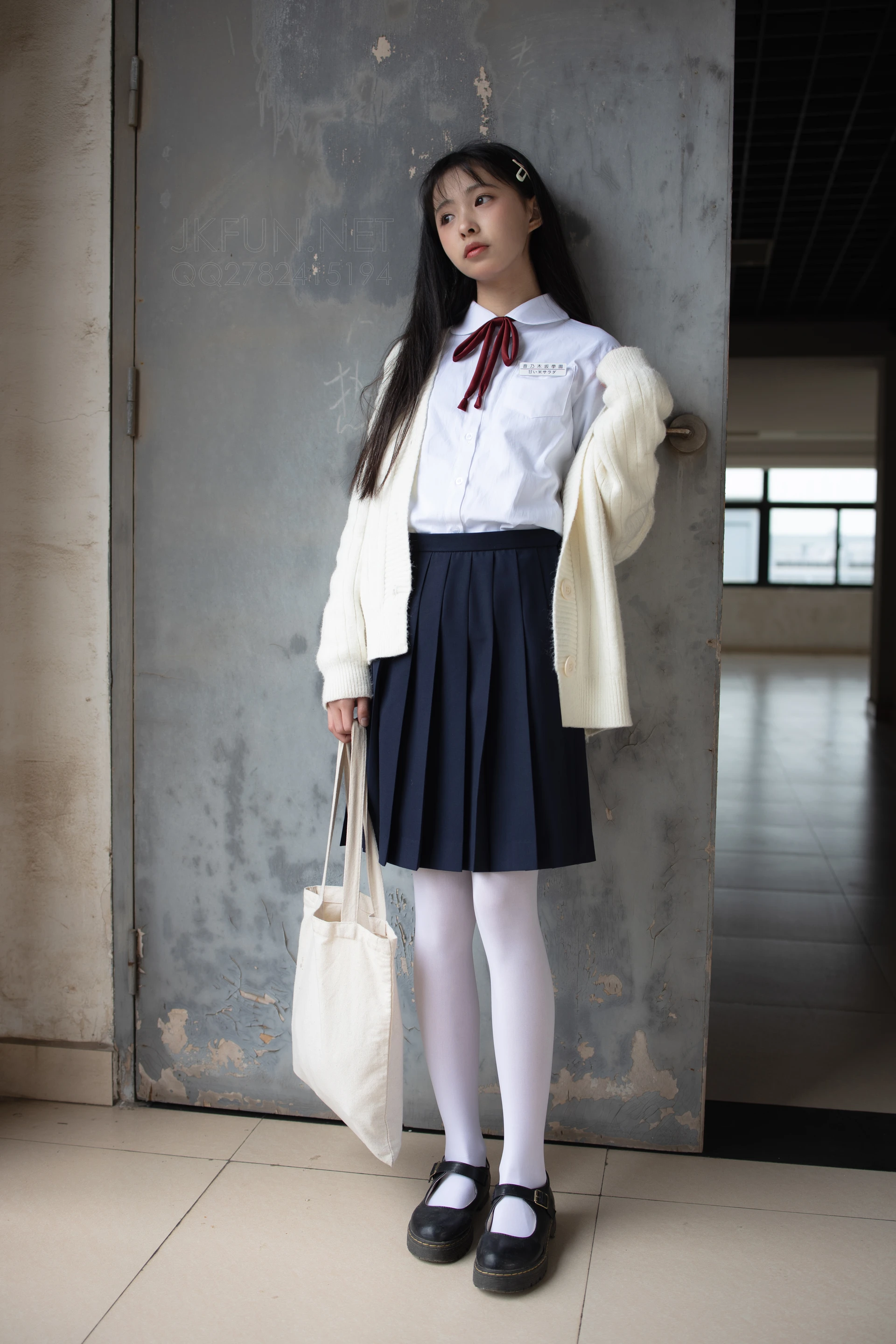 JKFUN-001 [104P1V-2.21G]JKFUN, 制服, 可爱, 学生装, 森萝财团, 白丝, 美腿