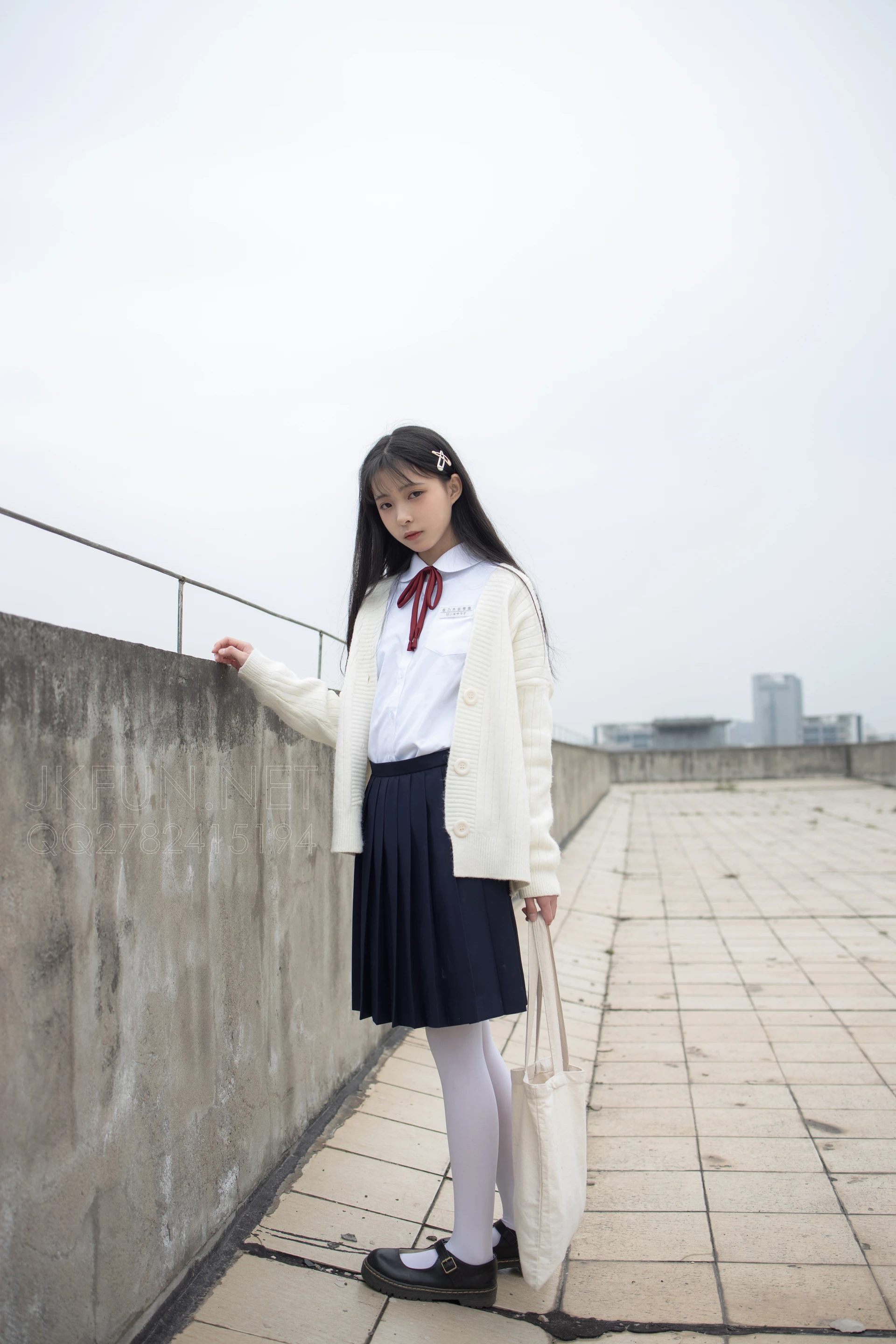 JKFUN-001 [104P1V-2.21G]JKFUN, 制服, 可爱, 学生装, 森萝财团, 白丝, 美腿