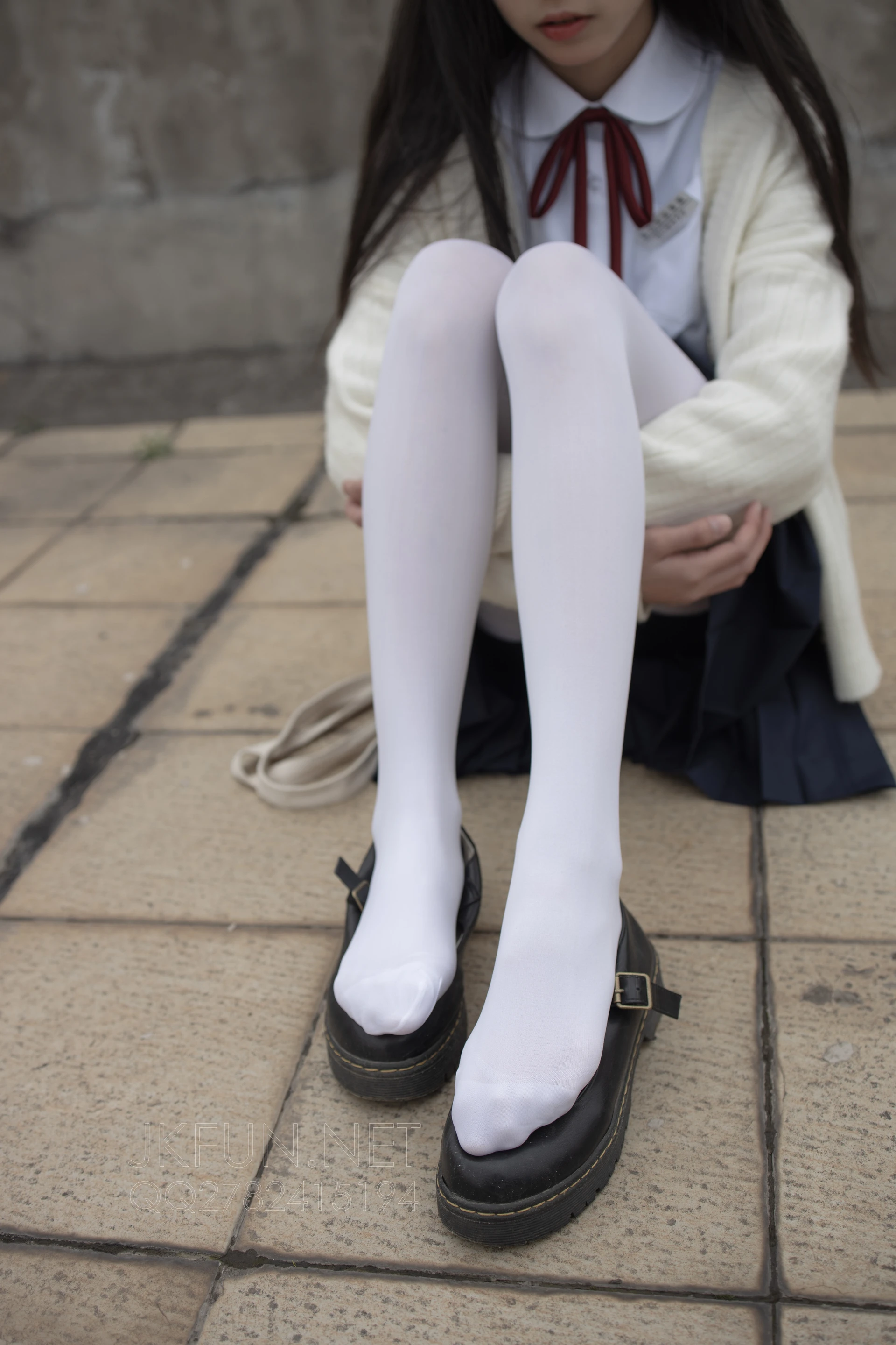 JKFUN-001 [104P1V-2.21G]JKFUN, 制服, 可爱, 学生装, 森萝财团, 白丝, 美腿