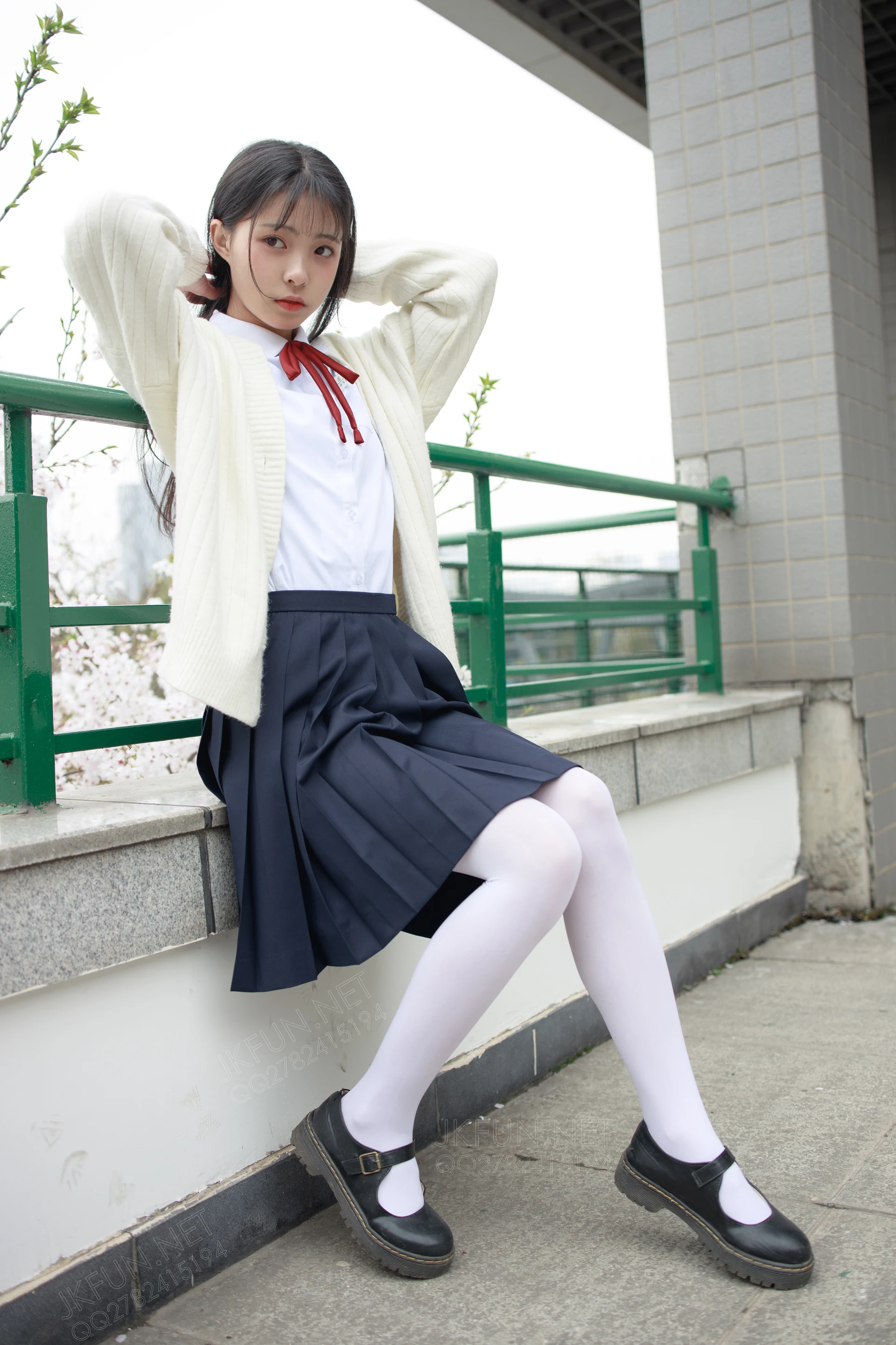 JKFUN-001 [104P1V-2.21G]JKFUN, 制服, 可爱, 学生装, 森萝财团, 白丝, 美腿