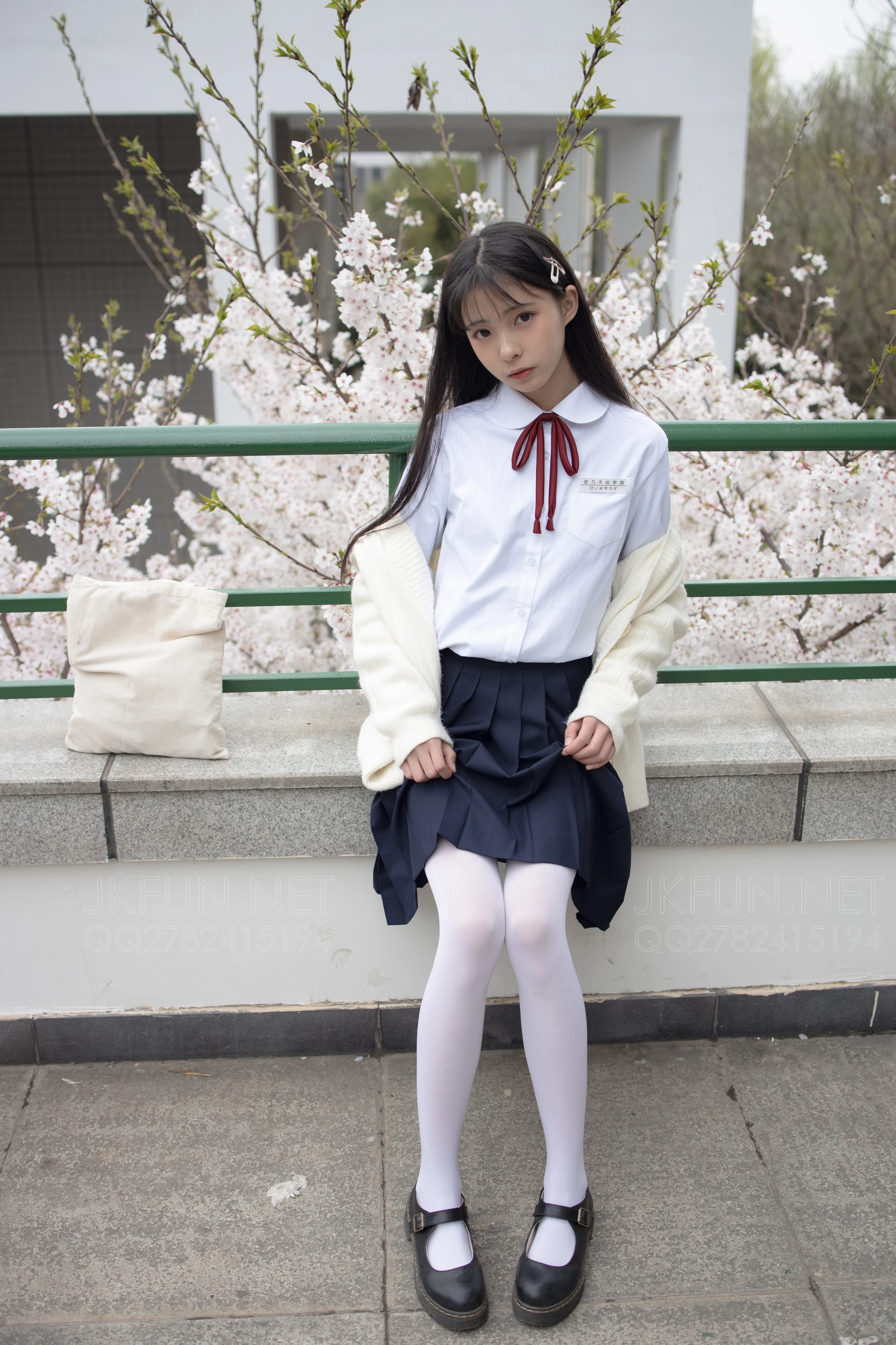 JKFUN-001 [104P1V-2.21G]JKFUN, 制服, 可爱, 学生装, 森萝财团, 白丝, 美腿