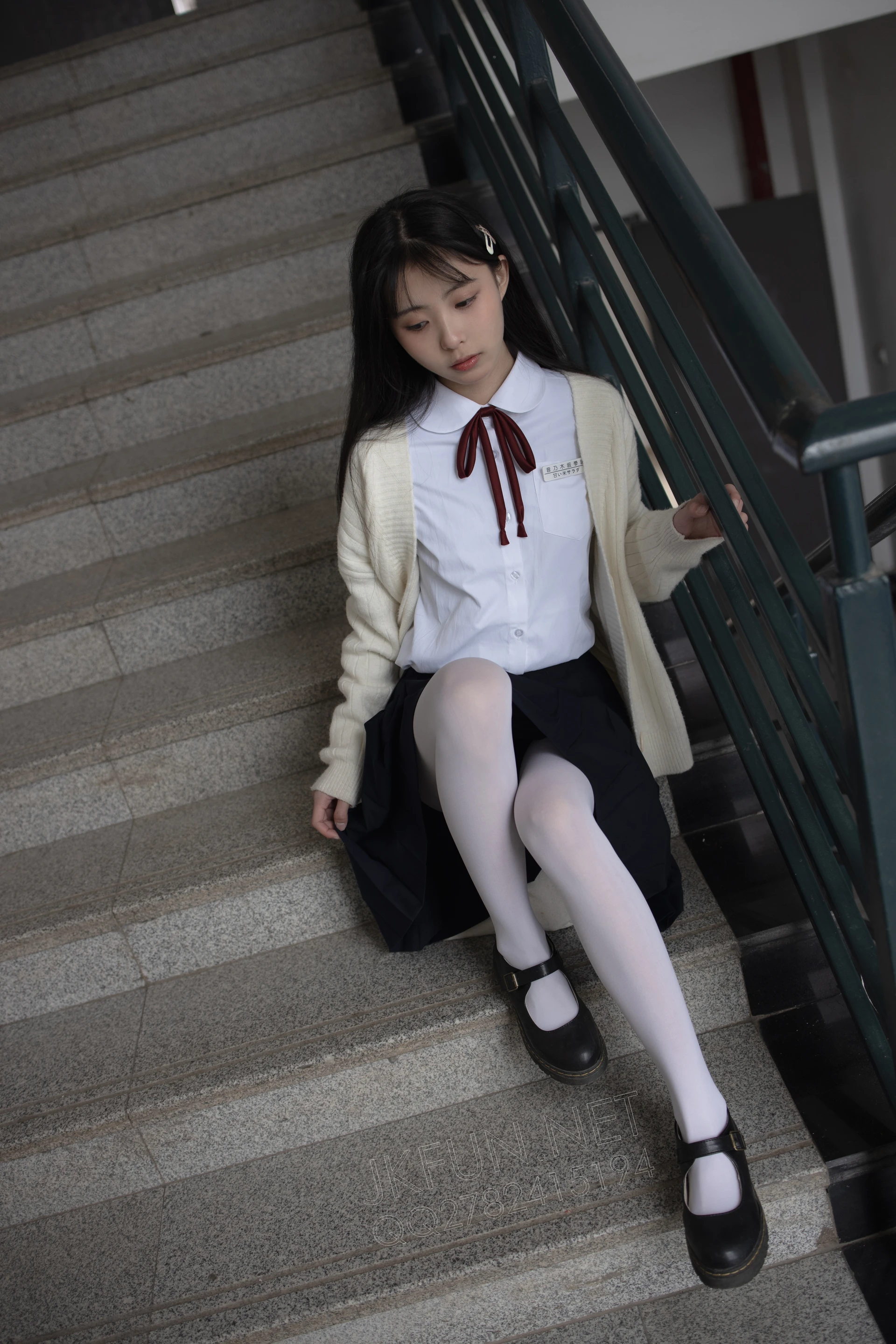 JKFUN-001 [104P1V-2.21G]JKFUN, 制服, 可爱, 学生装, 森萝财团, 白丝, 美腿