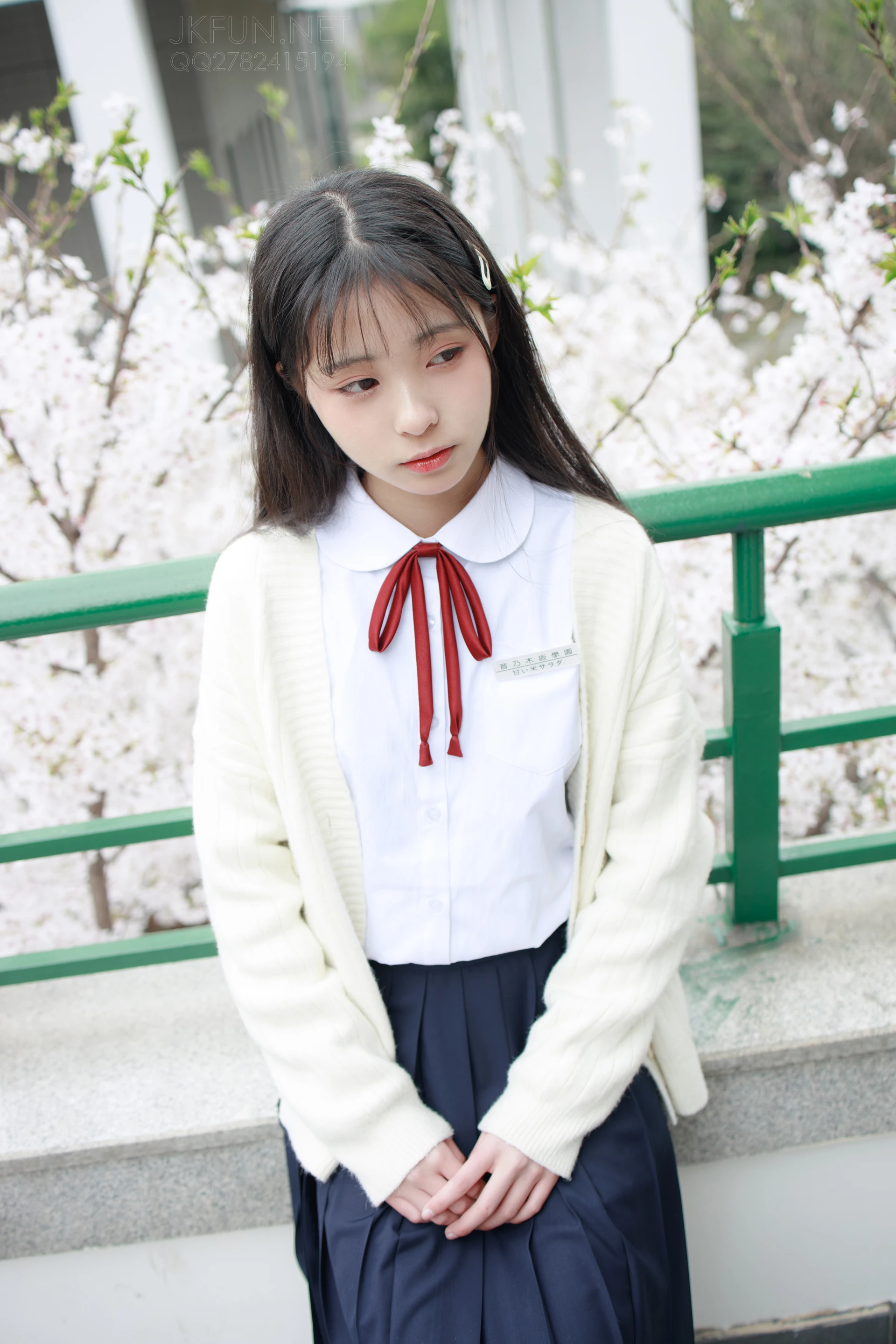 JKFUN-001 [104P1V-2.21G]JKFUN, 制服, 可爱, 学生装, 森萝财团, 白丝, 美腿