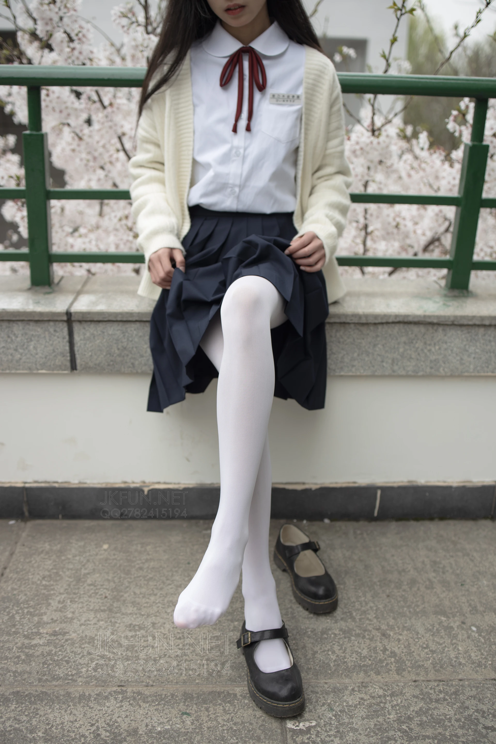 JKFUN-001 [104P1V-2.21G]JKFUN, 制服, 可爱, 学生装, 森萝财团, 白丝, 美腿