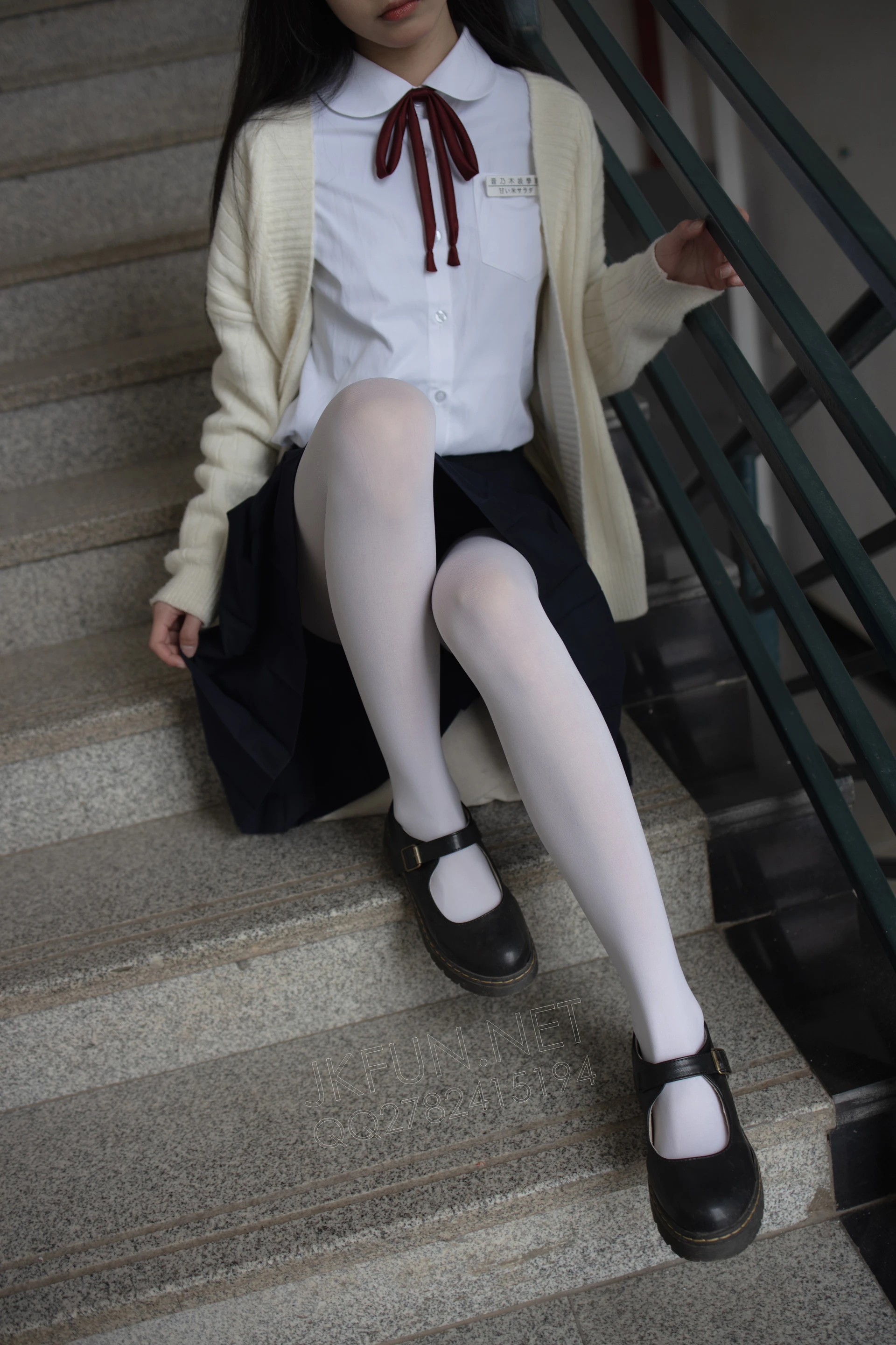 JKFUN-001 [104P1V-2.21G]JKFUN, 制服, 可爱, 学生装, 森萝财团, 白丝, 美腿