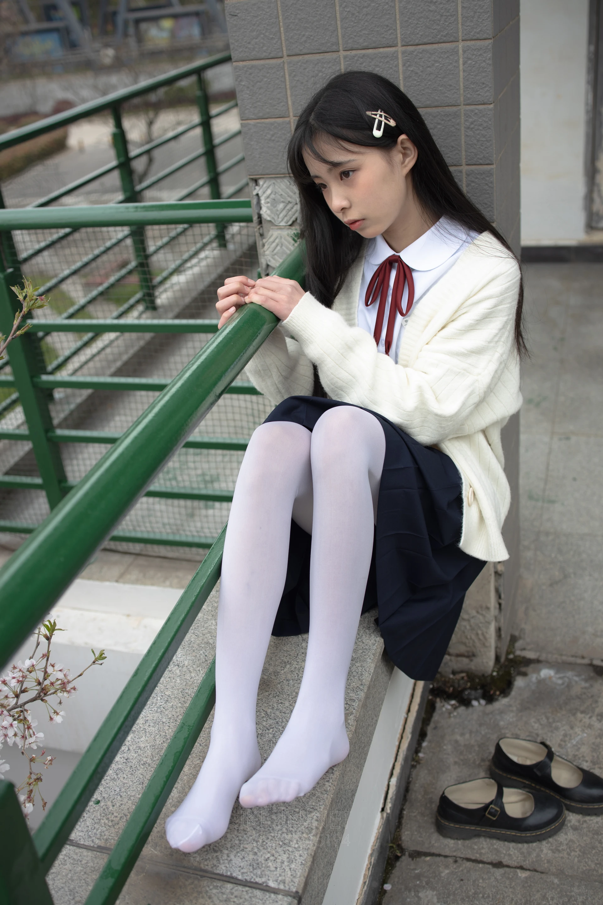 JKFUN-001 [104P1V-2.21G]JKFUN, 制服, 可爱, 学生装, 森萝财团, 白丝, 美腿