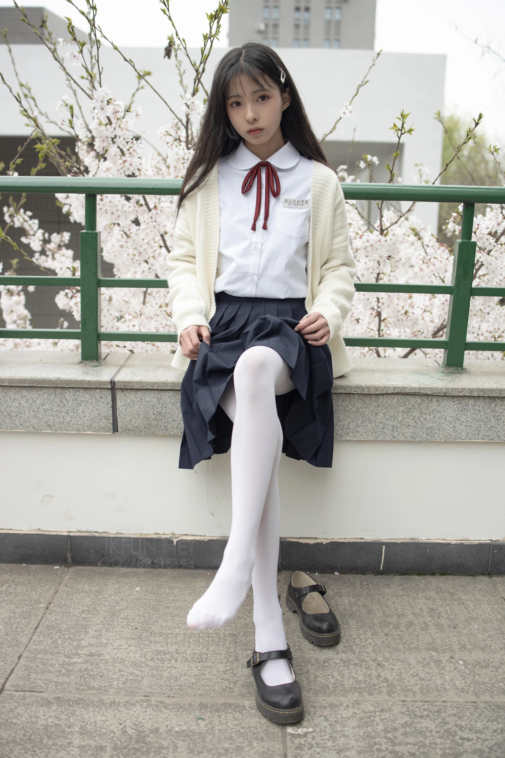 JKFUN-001 [104P1V-2.21G]JKFUN, 制服, 可爱, 学生装, 森萝财团, 白丝, 美腿