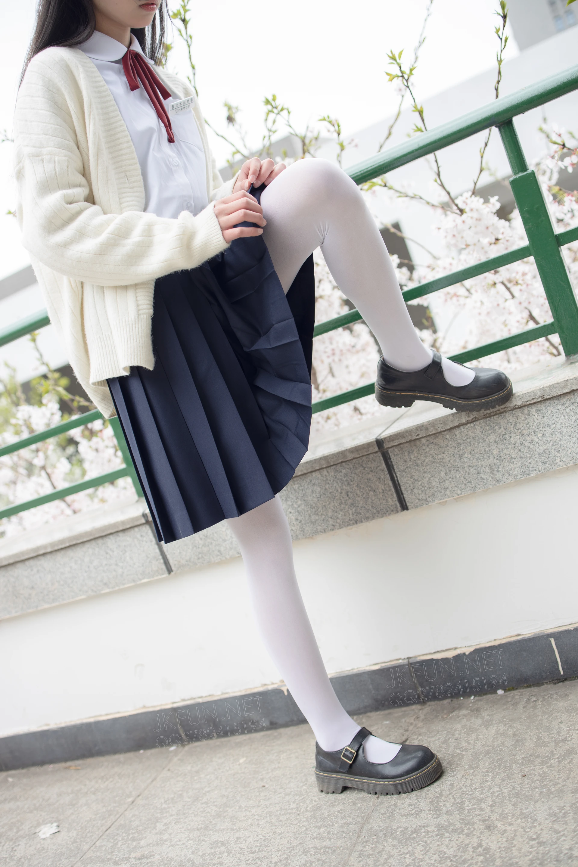JKFUN-001 [104P1V-2.21G]JKFUN, 制服, 可爱, 学生装, 森萝财团, 白丝, 美腿