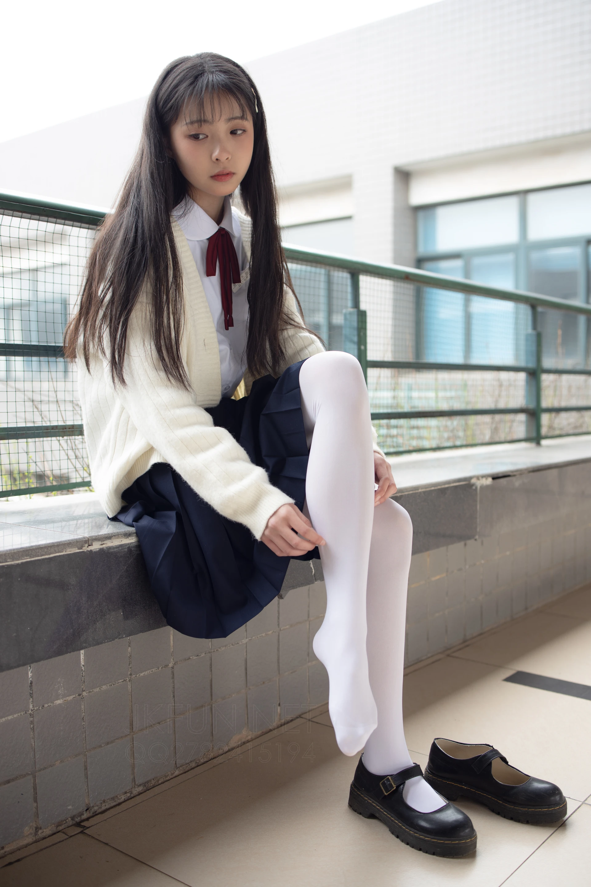 JKFUN-001 [104P1V-2.21G]JKFUN, 制服, 可爱, 学生装, 森萝财团, 白丝, 美腿