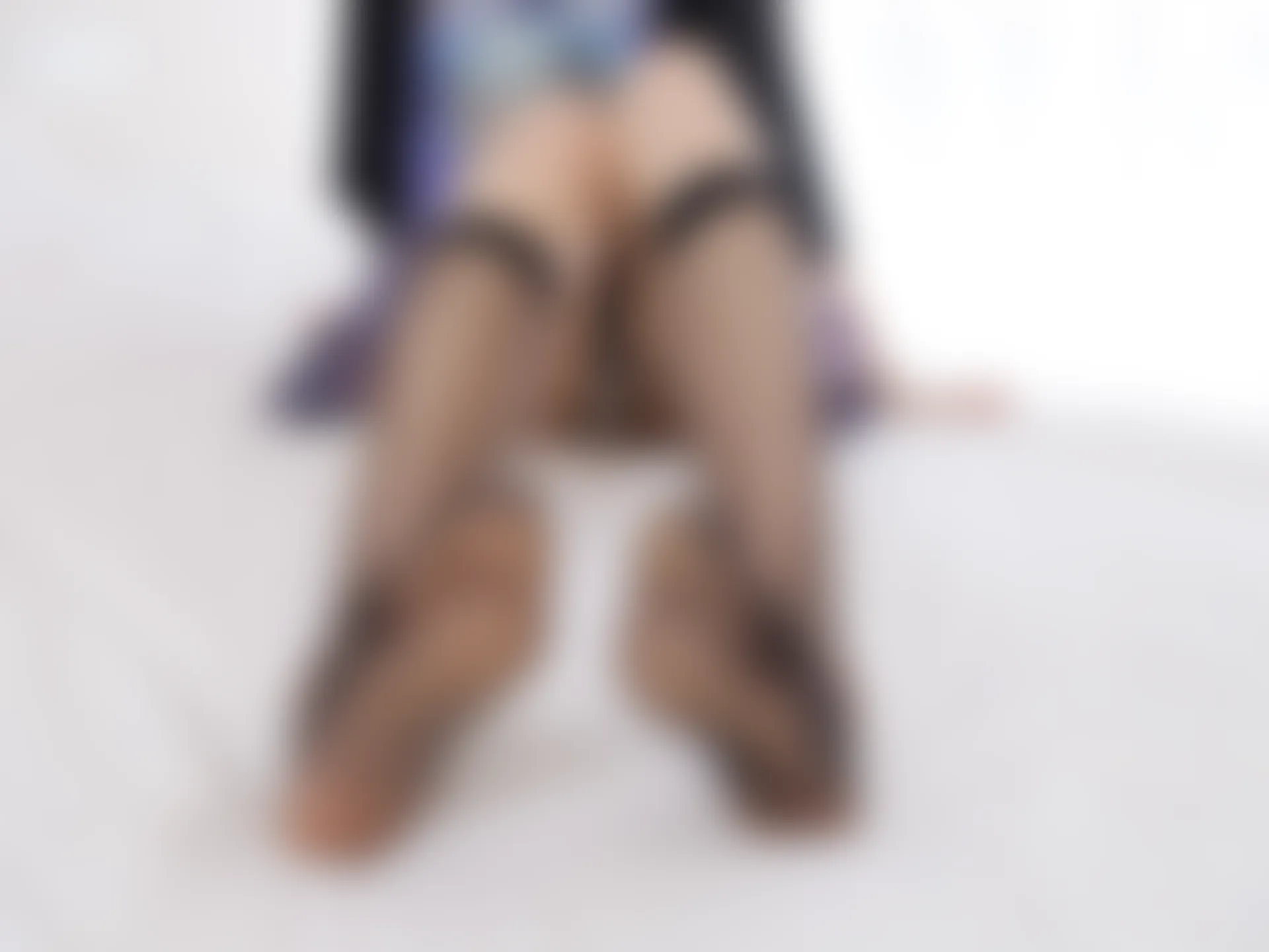 紧急企划 Y-001 [98P1V-3.56G] 黑丝网袜 JK制服 裸足 三倍快乐JK, JK制服, 森萝财团, 紧急企划, 美腿, 美足, 黑丝