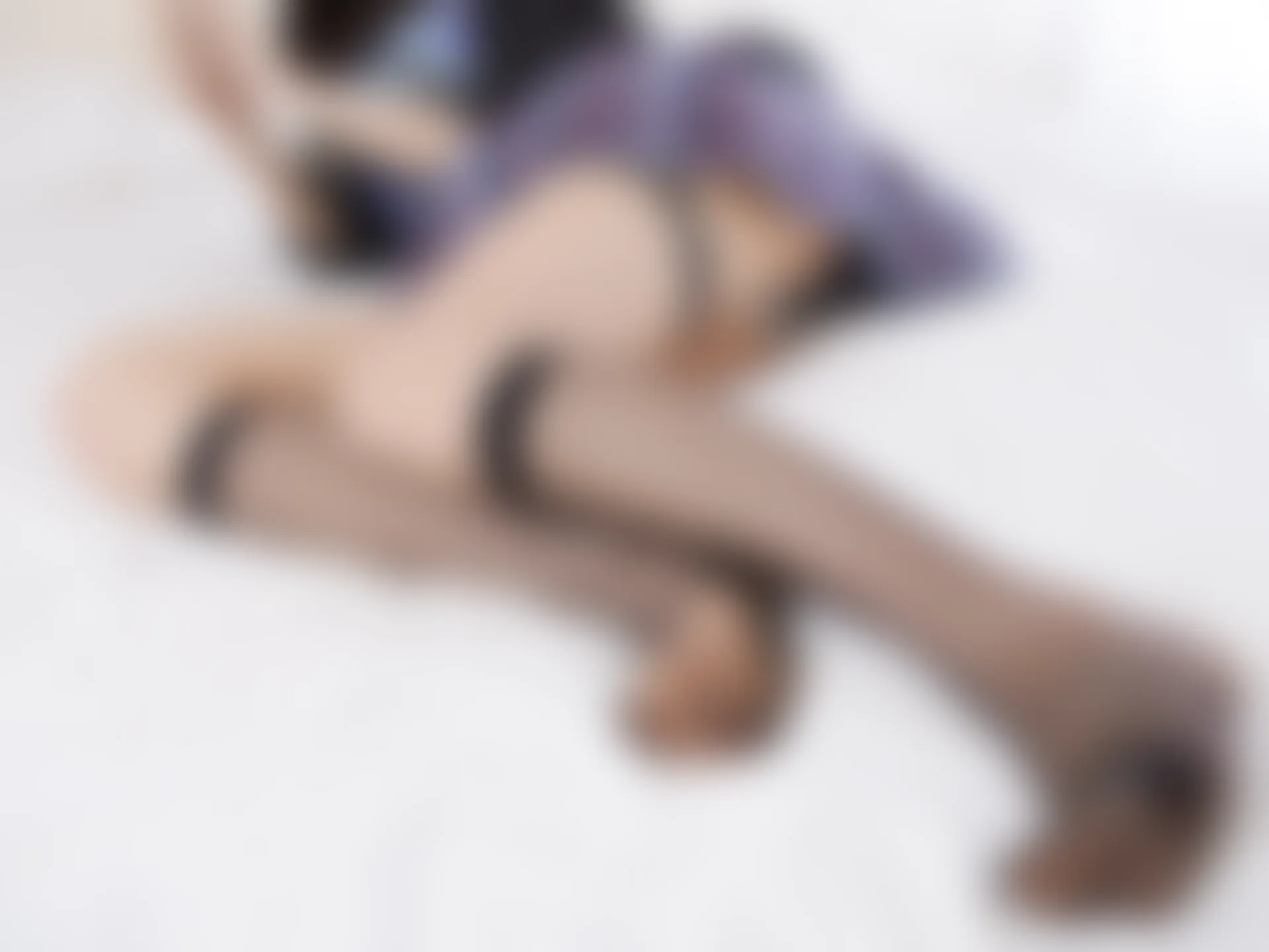 紧急企划 Y-001 [98P1V-3.56G] 黑丝网袜 JK制服 裸足 三倍快乐JK, JK制服, 森萝财团, 紧急企划, 美腿, 美足, 黑丝