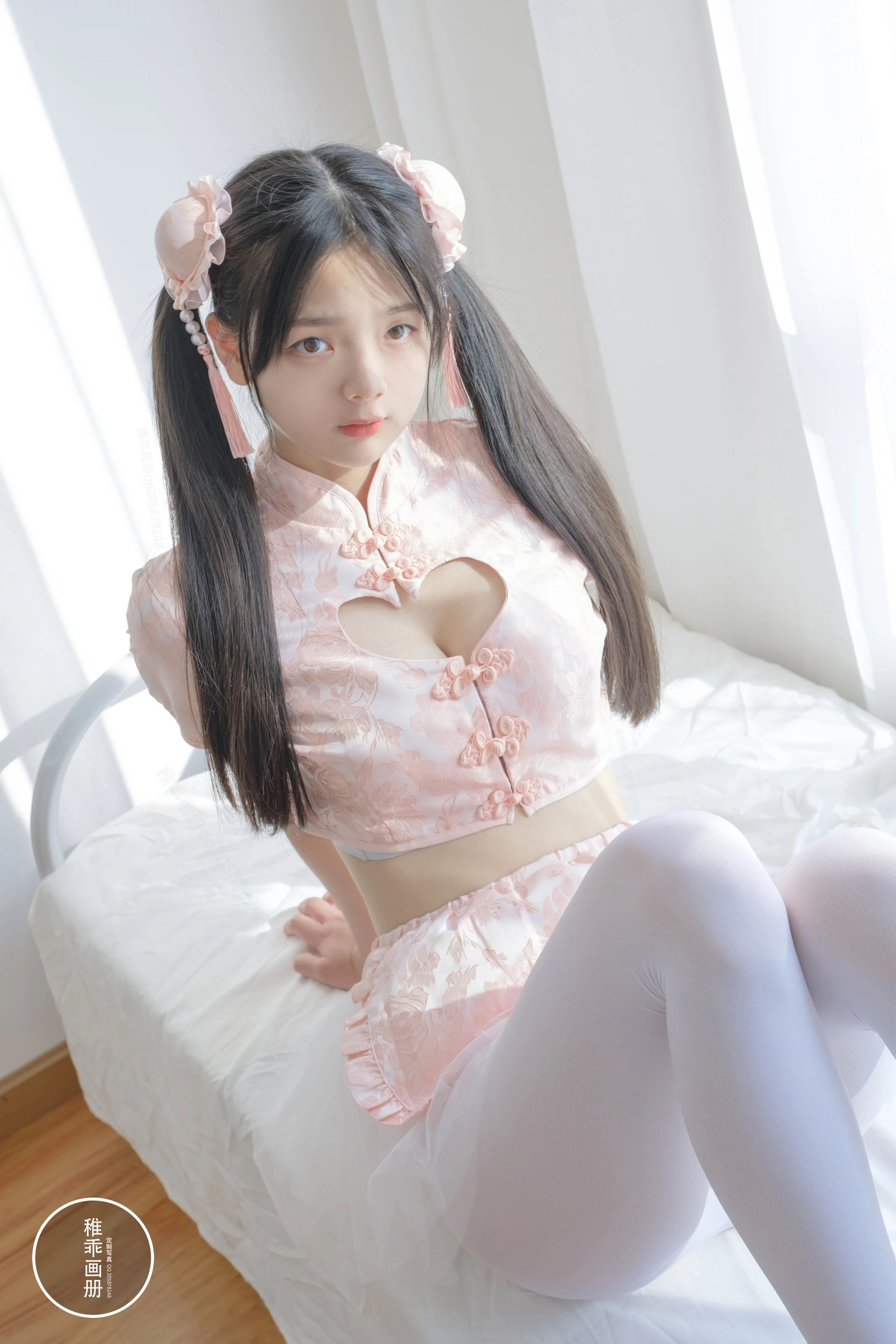 稚乖画册 晴空-09 赤西夜夜 80d白丝 双马尾旗袍 [84P1V-1.29GB]双马尾, 可爱, 旗袍, 晴空, 白丝, 稚乖画册, 美腿, 美足, 赤西夜夜