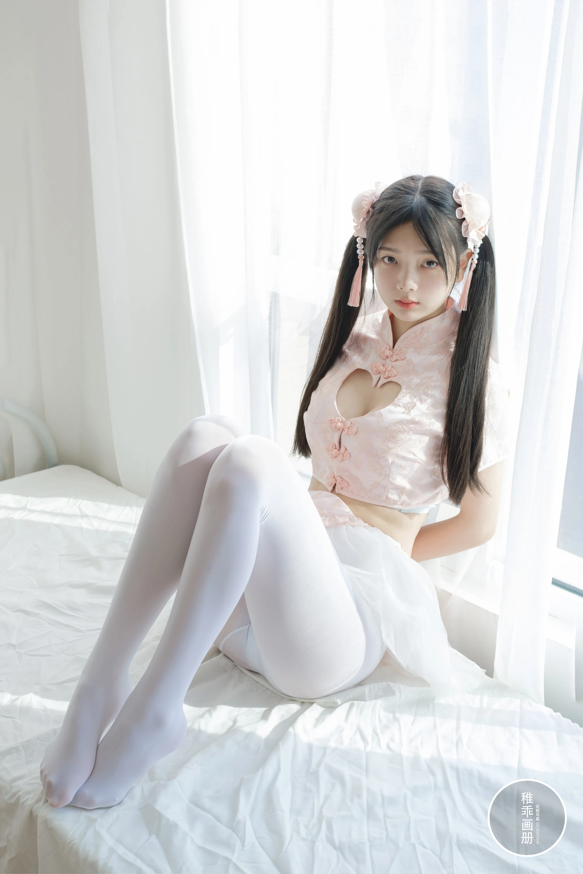 稚乖画册 晴空-09 赤西夜夜 80d白丝 双马尾旗袍 [84P1V-1.29GB]双马尾, 可爱, 旗袍, 晴空, 白丝, 稚乖画册, 美腿, 美足, 赤西夜夜