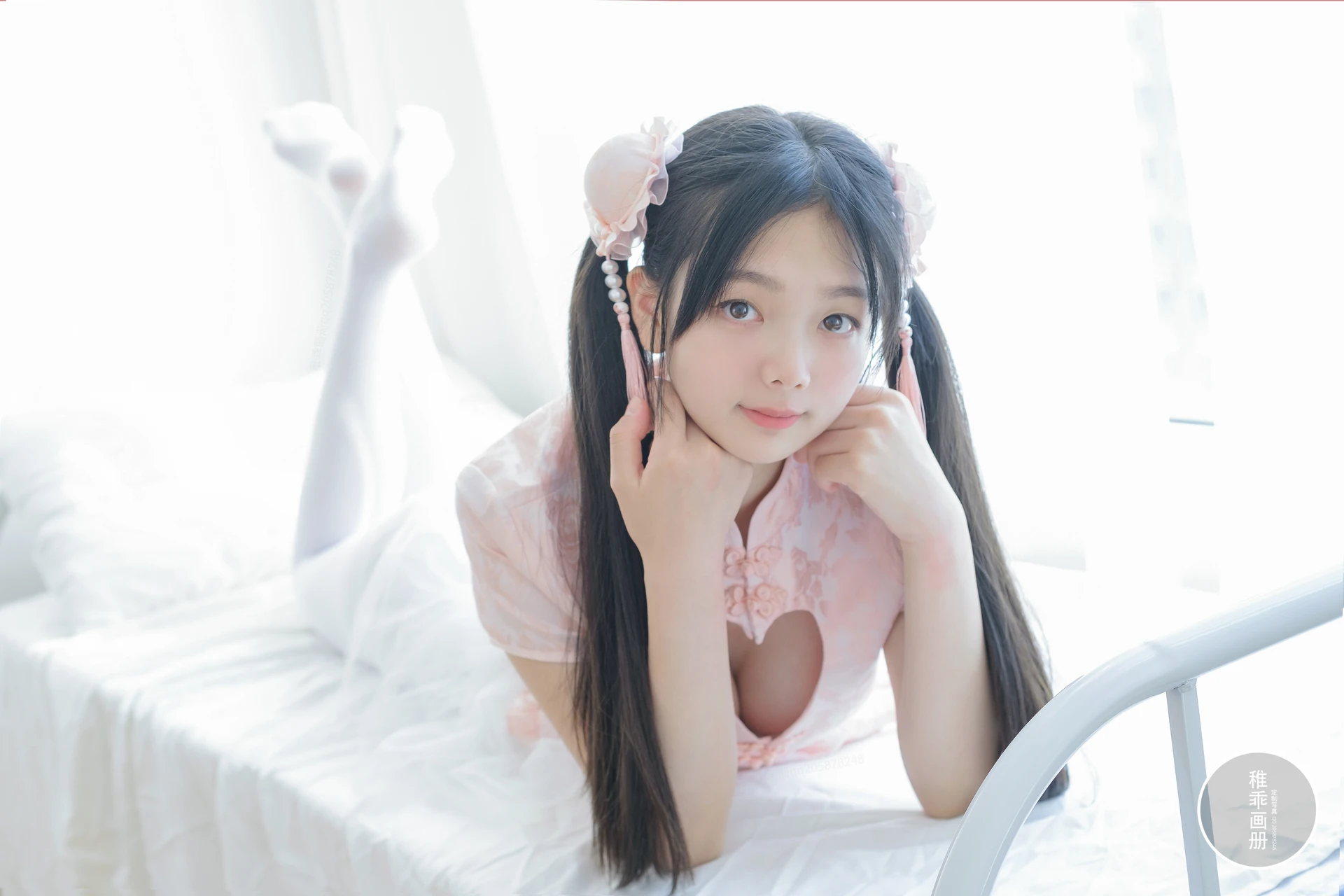 稚乖画册 晴空-09 赤西夜夜 80d白丝 双马尾旗袍 [84P1V-1.29GB]双马尾, 可爱, 旗袍, 晴空, 白丝, 稚乖画册, 美腿, 美足, 赤西夜夜