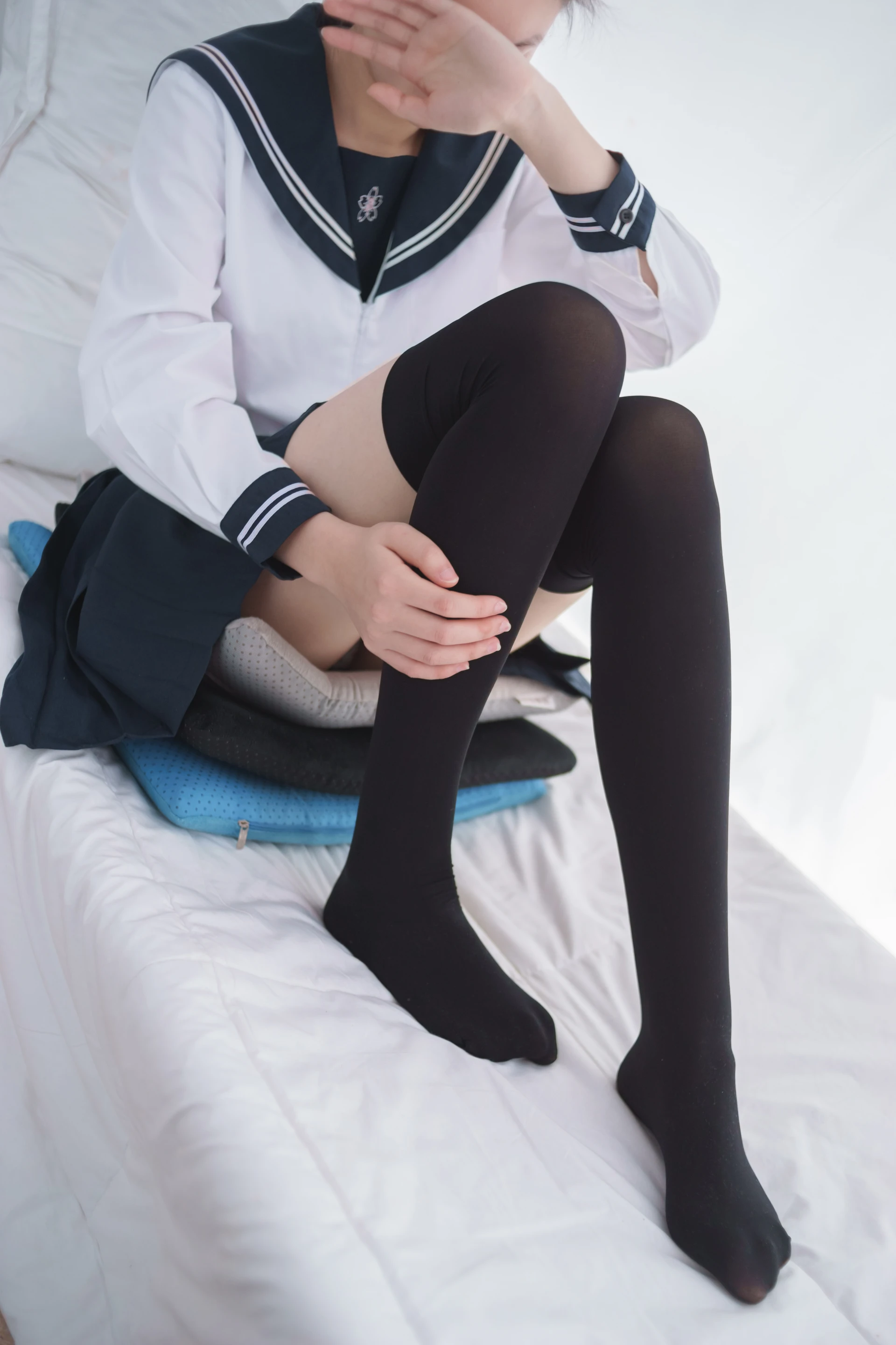 轻兰映画 VOL.013 [56P-439M]可爱, 学生装, 美腿, 轻兰映画, 黑丝