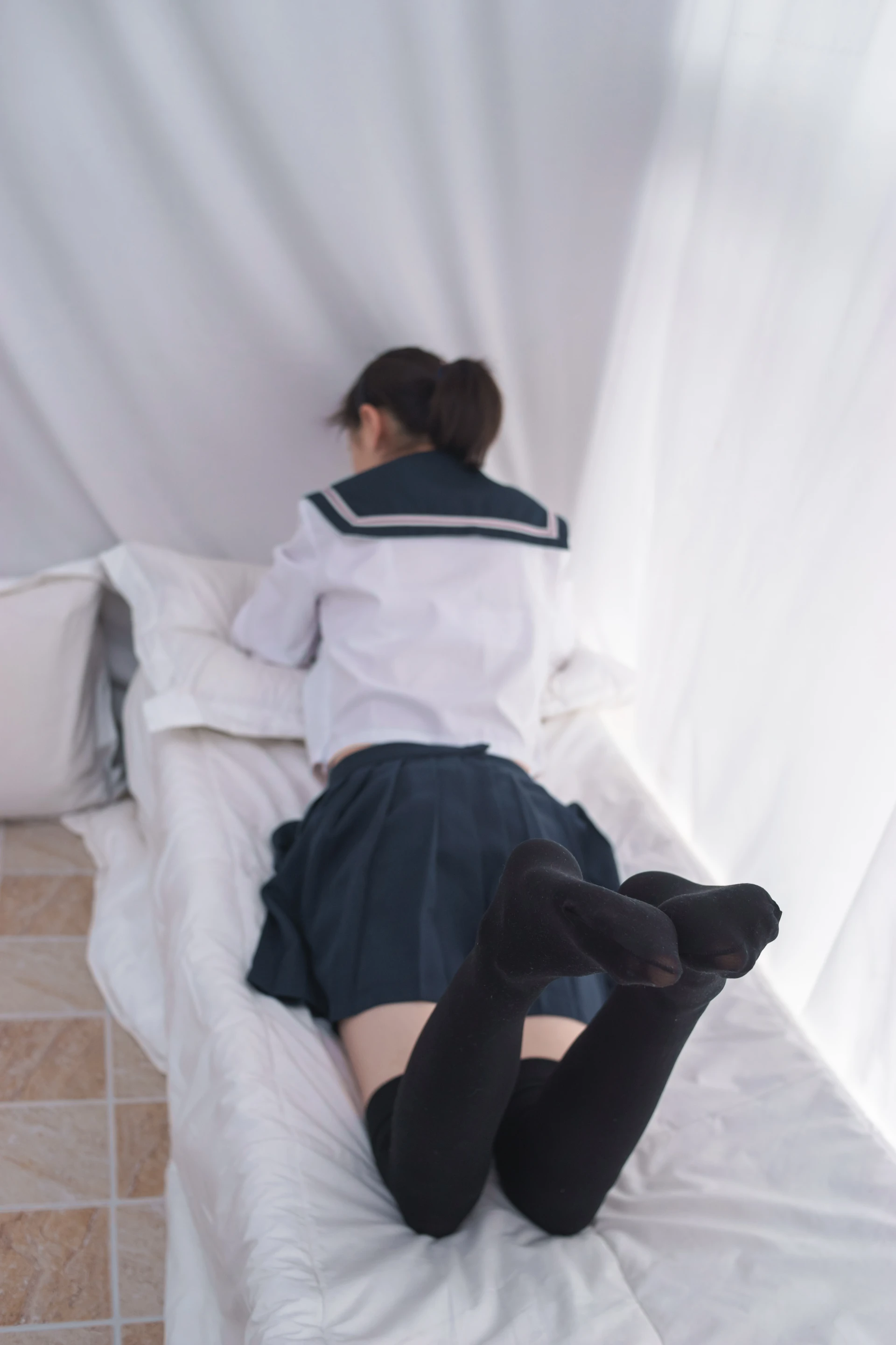 轻兰映画 VOL.013 [56P-439M]可爱, 学生装, 美腿, 轻兰映画, 黑丝