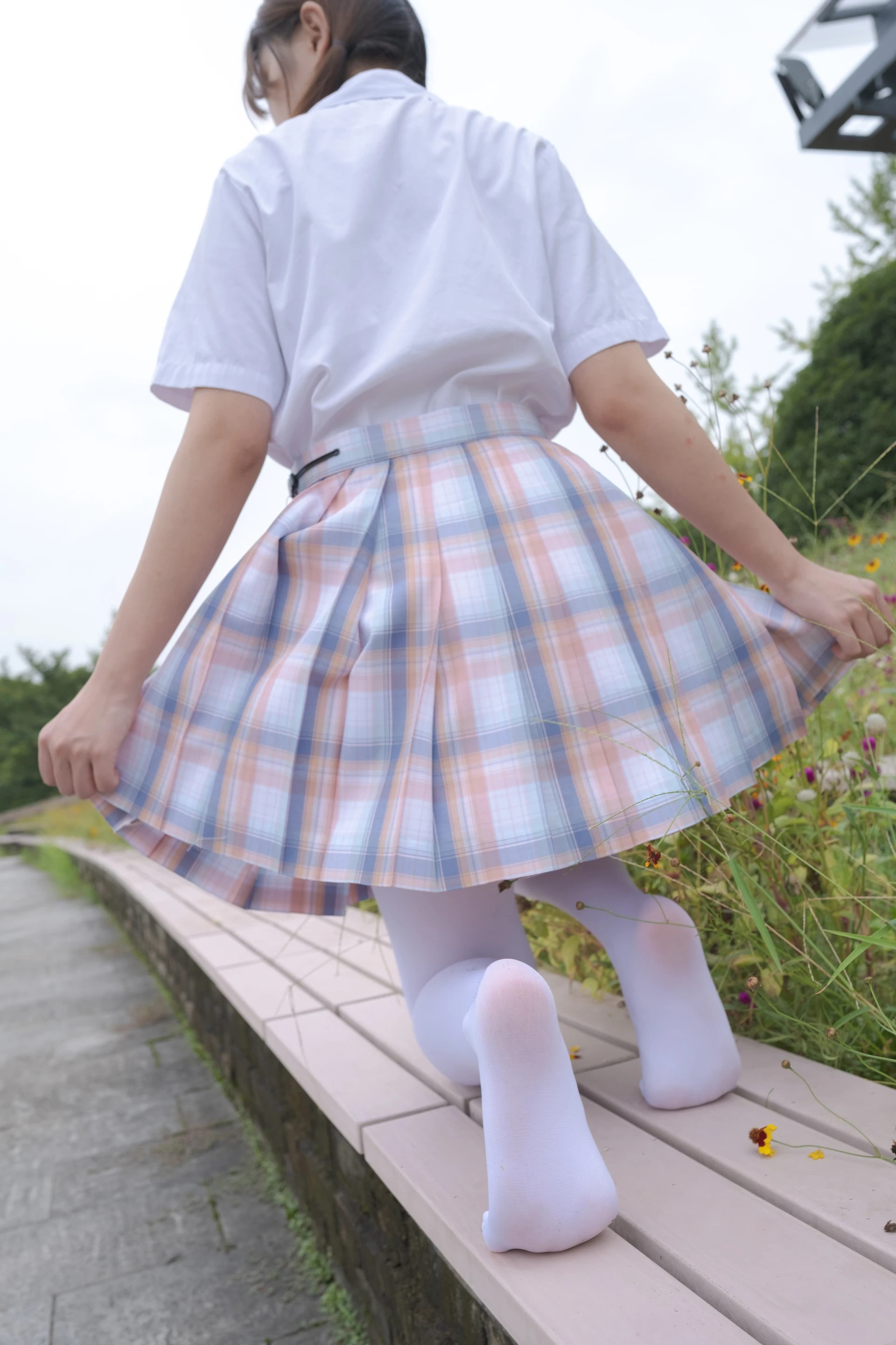 森萝财团 有料-48 双马尾白丝JK制服 13D+80D [139P2V-4.68G]JK制服, 双马尾, 有料, 森萝财团, 白丝, 美腿, 美足