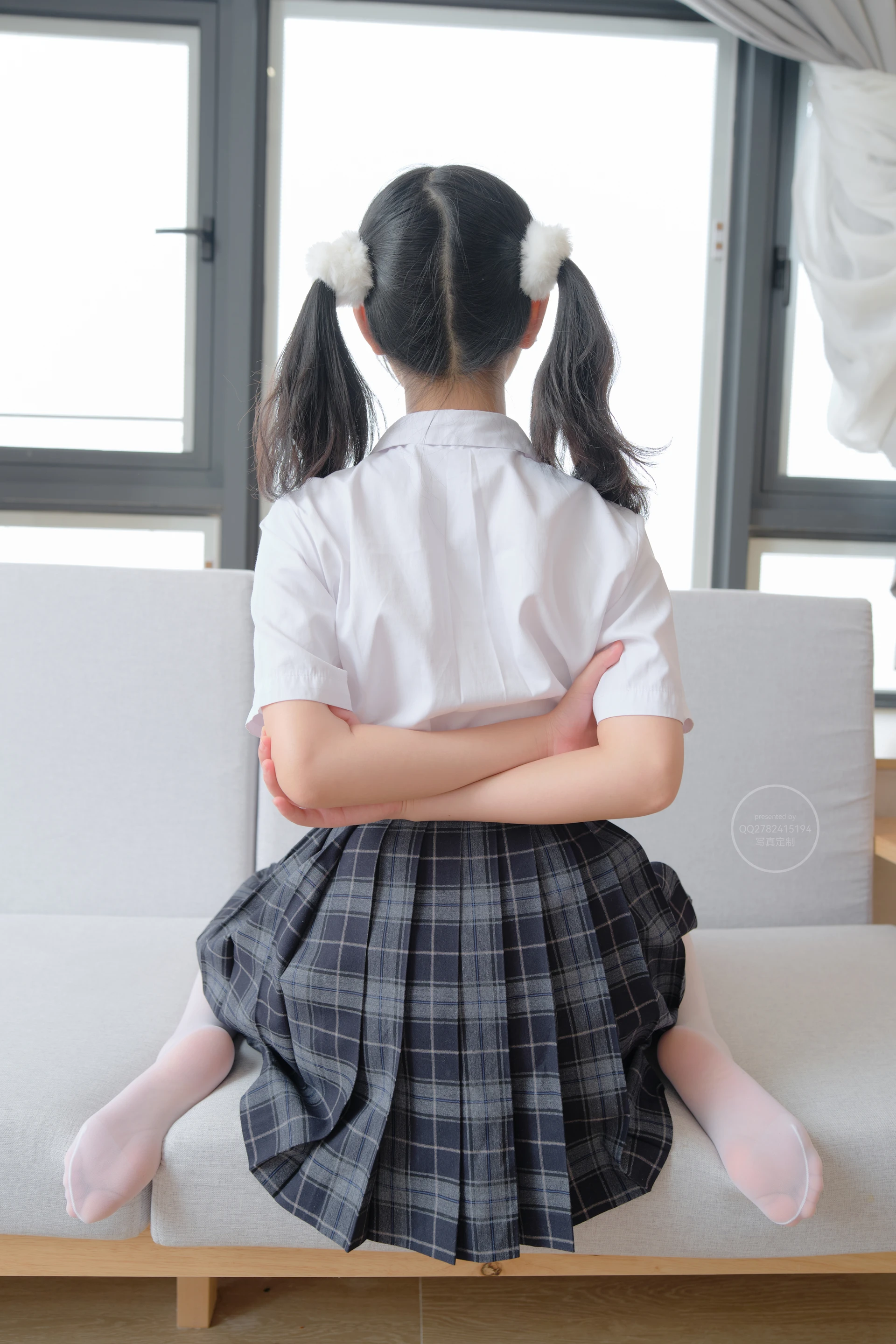森萝财团 有料-48 双马尾白丝JK制服 13D+80D [139P2V-4.68G]JK制服, 双马尾, 有料, 森萝财团, 白丝, 美腿, 美足