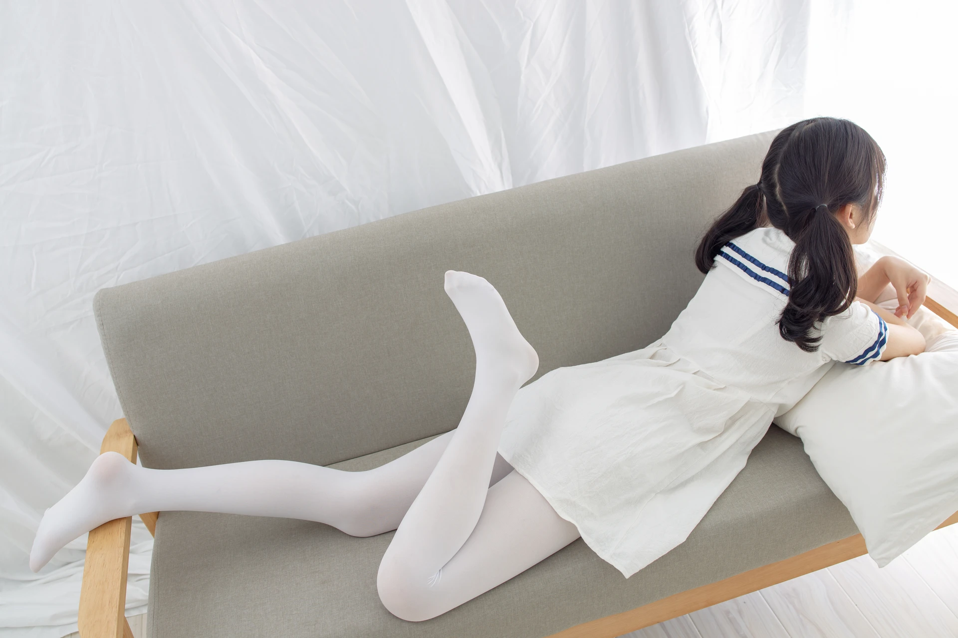 森萝财团 内部-002 白丝双马尾 [122P-1.68GB]