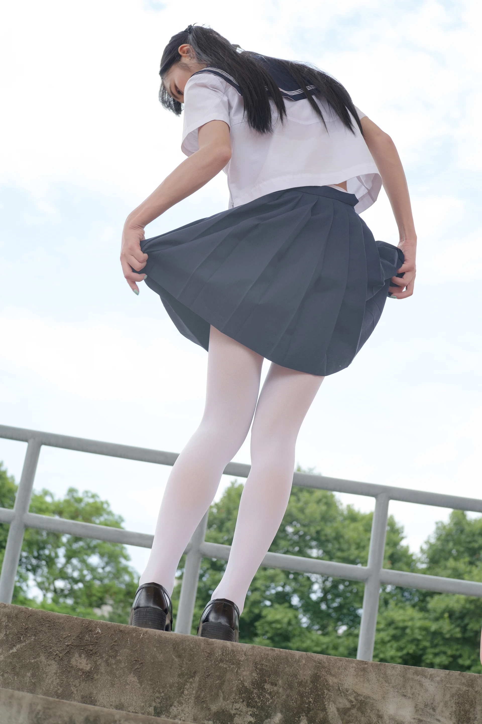 森萝财团 BETA-004 [113P-785M]校服, 水手服, 白丝, 美腿