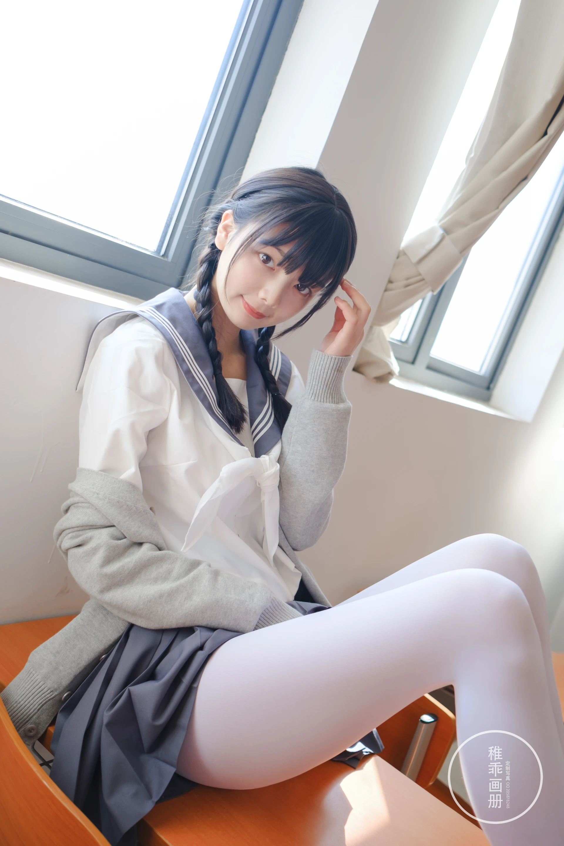 稚乖画册 晴空-03 赤西夜夜 白丝双马尾JK制服 [71P1V-0.99GB]JK, JK制服, 双马尾, 可爱, 晴空, 白丝, 稚乖画册, 美腿, 美足, 赤西夜夜