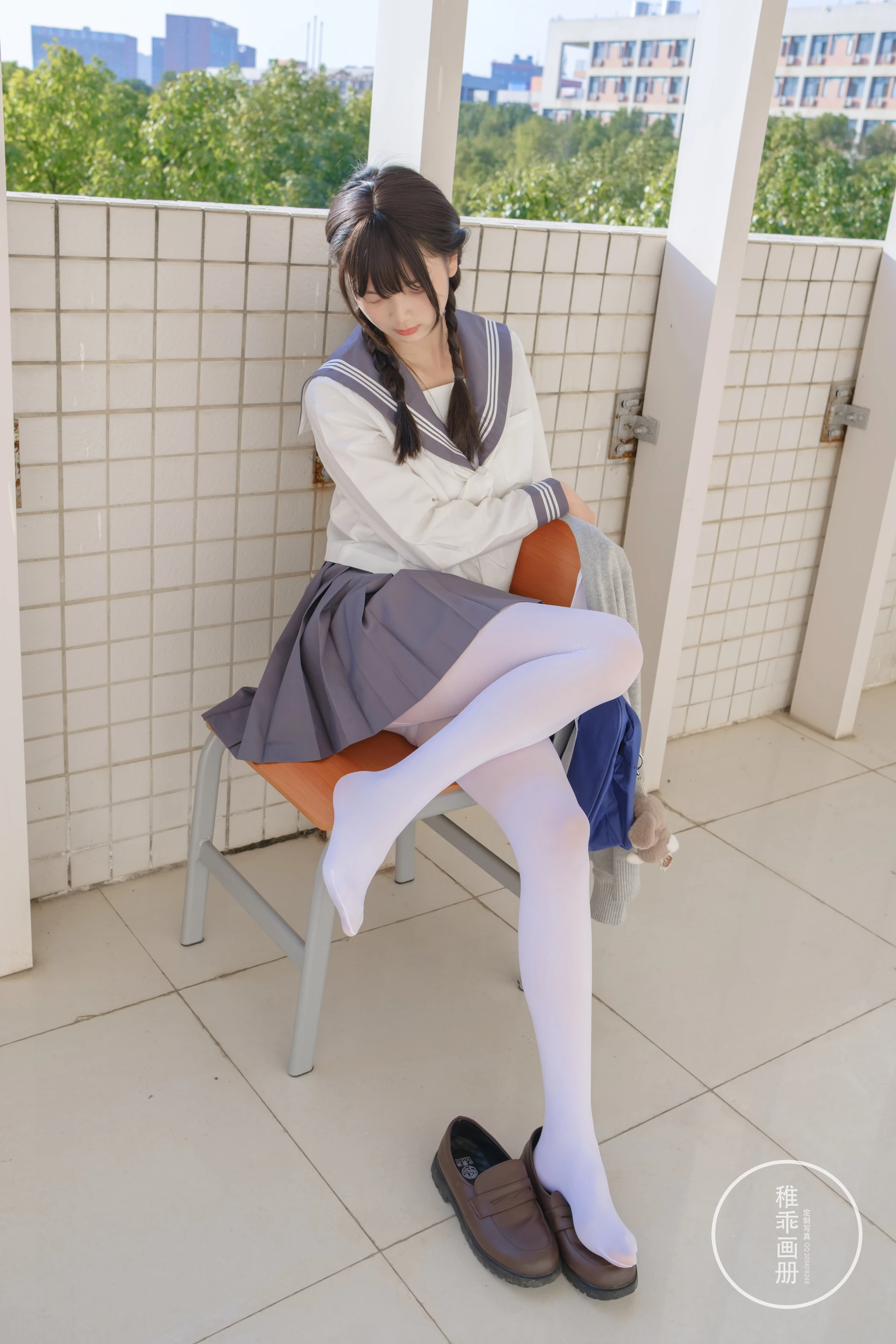 稚乖画册 晴空-03 赤西夜夜 白丝双马尾JK制服 [71P1V-0.99GB]JK, JK制服, 双马尾, 可爱, 晴空, 白丝, 稚乖画册, 美腿, 美足, 赤西夜夜