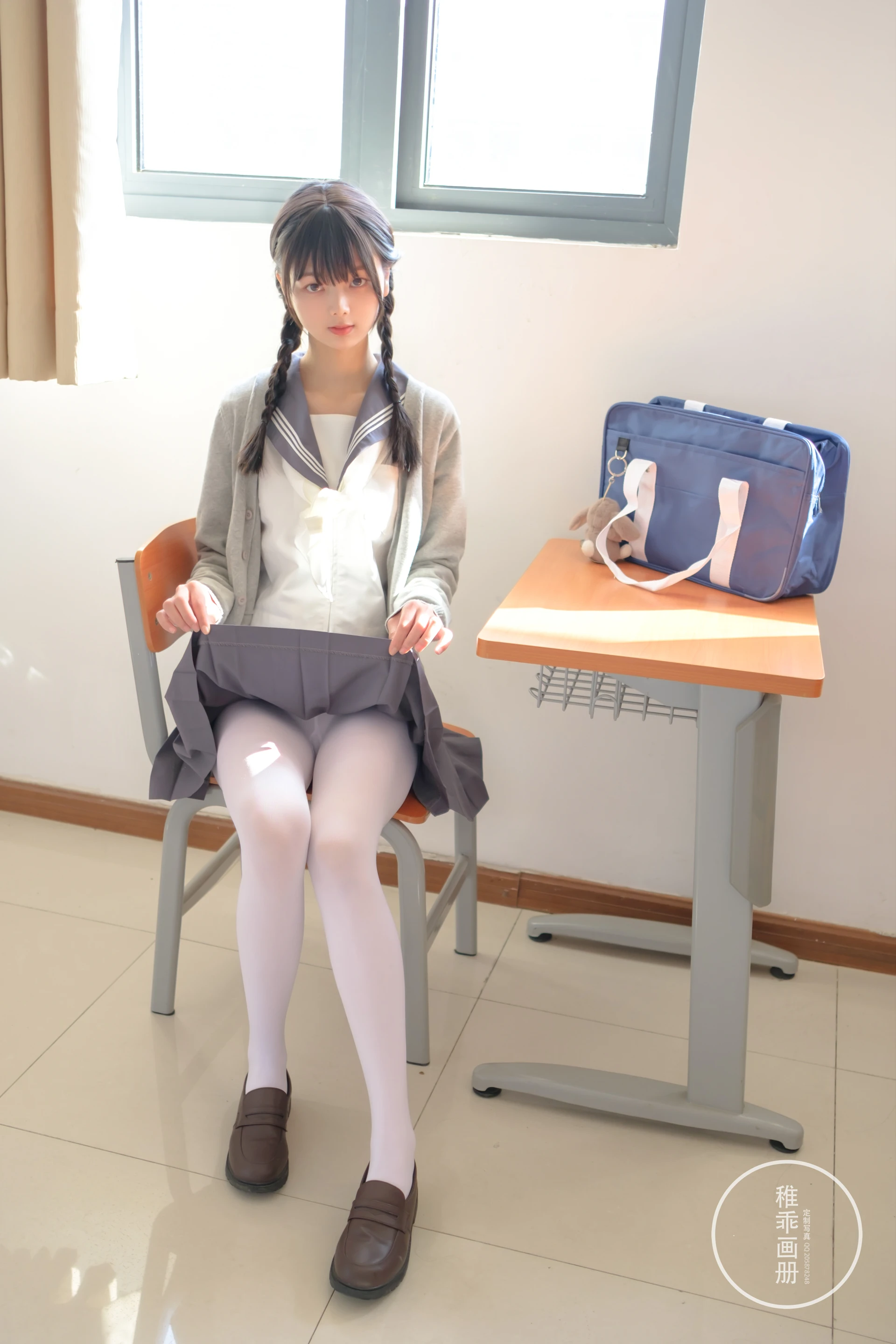 稚乖画册 晴空-03 赤西夜夜 白丝双马尾JK制服 [71P1V-0.99GB]JK, JK制服, 双马尾, 可爱, 晴空, 白丝, 稚乖画册, 美腿, 美足, 赤西夜夜