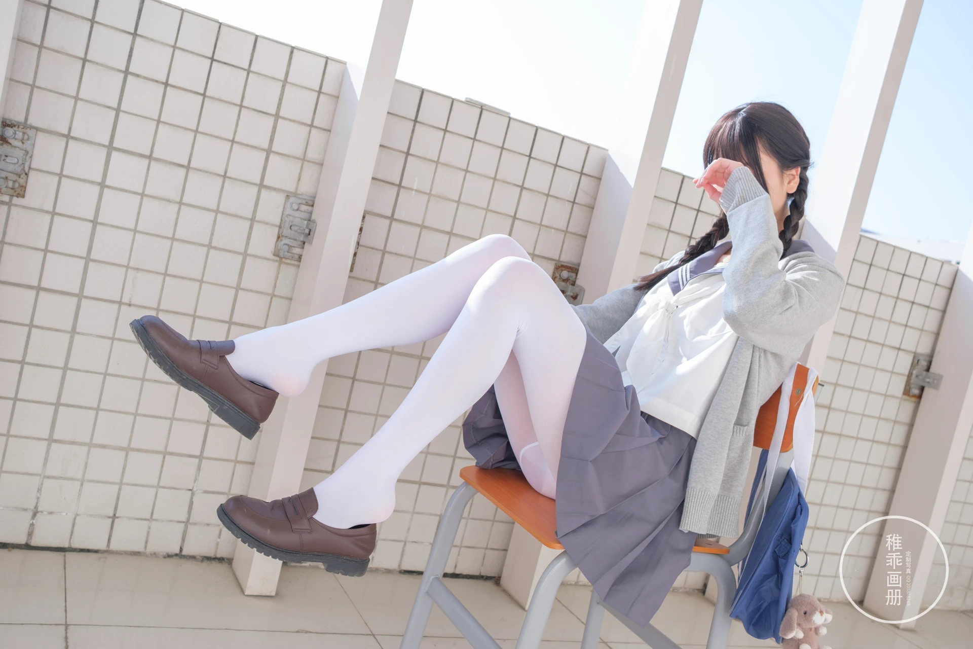 稚乖画册 晴空-03 赤西夜夜 白丝双马尾JK制服 [71P1V-0.99GB]JK, JK制服, 双马尾, 可爱, 晴空, 白丝, 稚乖画册, 美腿, 美足, 赤西夜夜