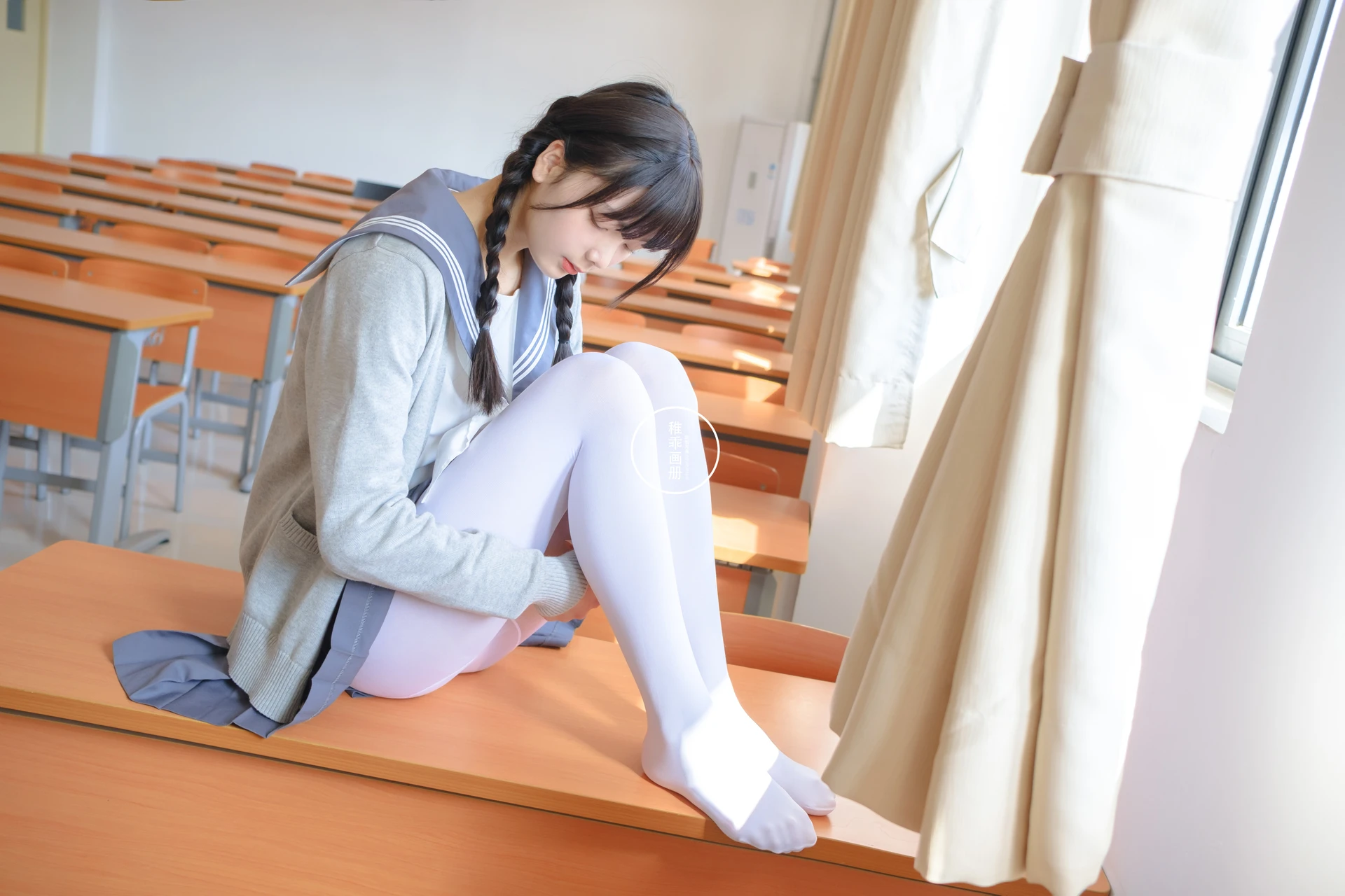 稚乖画册 晴空-03 赤西夜夜 白丝双马尾JK制服 [71P1V-0.99GB]JK, JK制服, 双马尾, 可爱, 晴空, 白丝, 稚乖画册, 美腿, 美足, 赤西夜夜