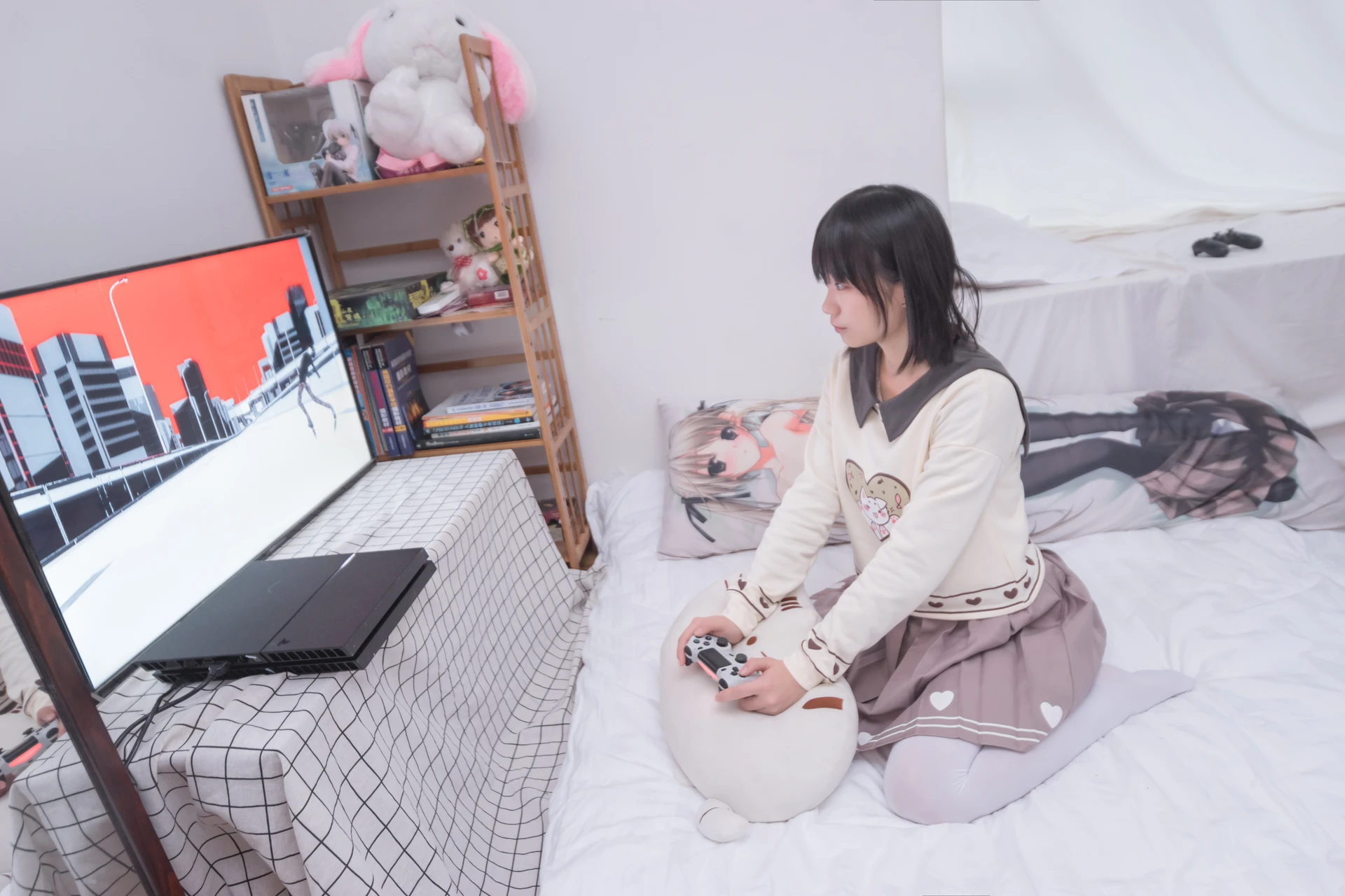 轻兰映画 VOL.011 [75P-343M]可爱, 白丝, 美腿, 美足, 轻兰映画