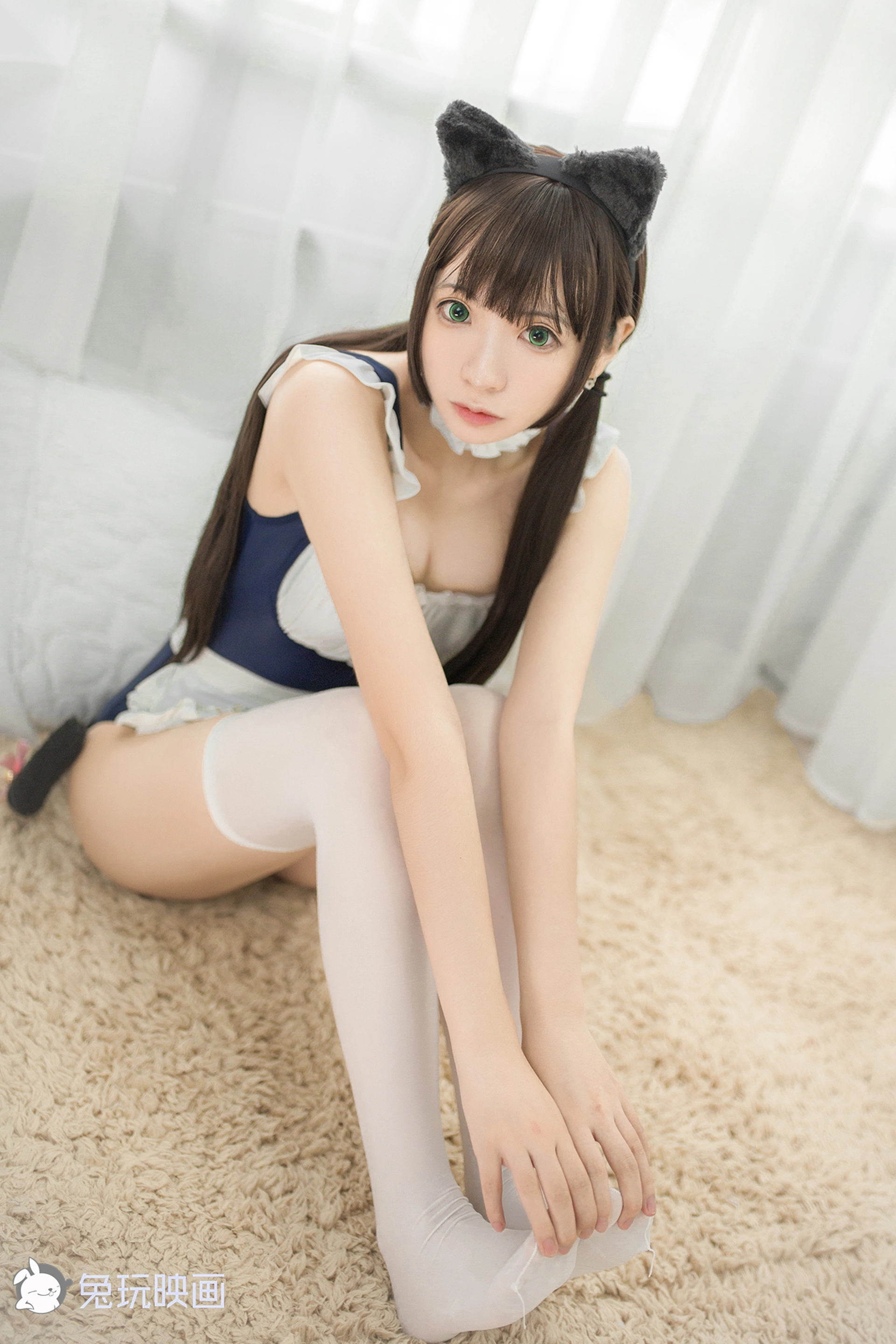 兔玩映画 夏日泳装 Vol.004 萌猫娘 [59P-72MB]