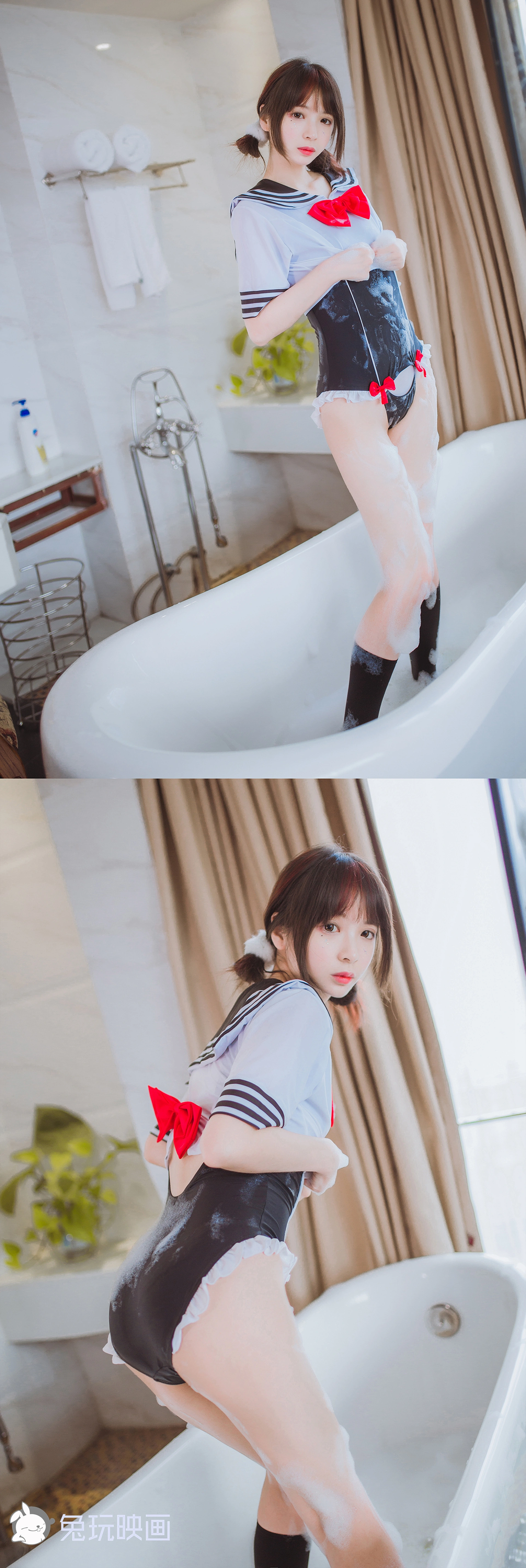 兔玩映画 夏日泳装 Vol.004 萌猫娘 [59P-72MB]