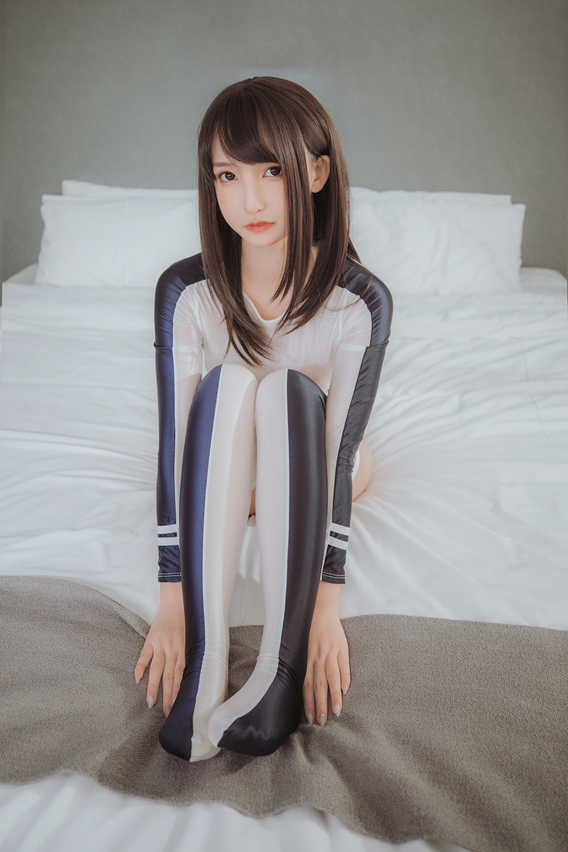 神楽坂真冬 第三季 序号30：竞泳主题《水之形2》 [150P2V-850MB]内衣, 双马尾, 泳装, 神楽坂真冬, 美腿, 美足, 黑丝