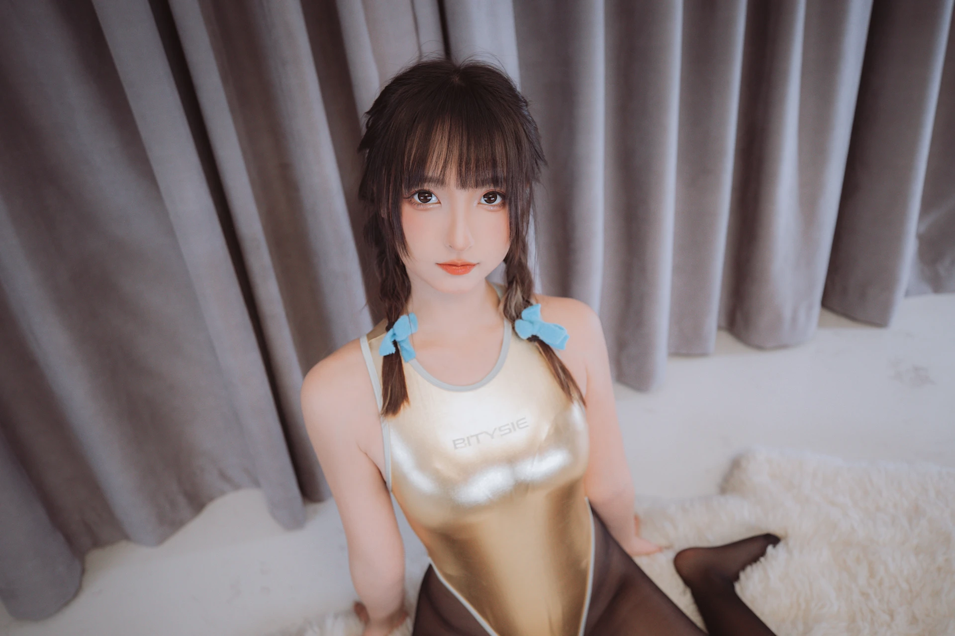 神楽坂真冬 第三季 序号30：竞泳主题《水之形2》 [150P2V-850MB]内衣, 双马尾, 泳装, 神楽坂真冬, 美腿, 美足, 黑丝