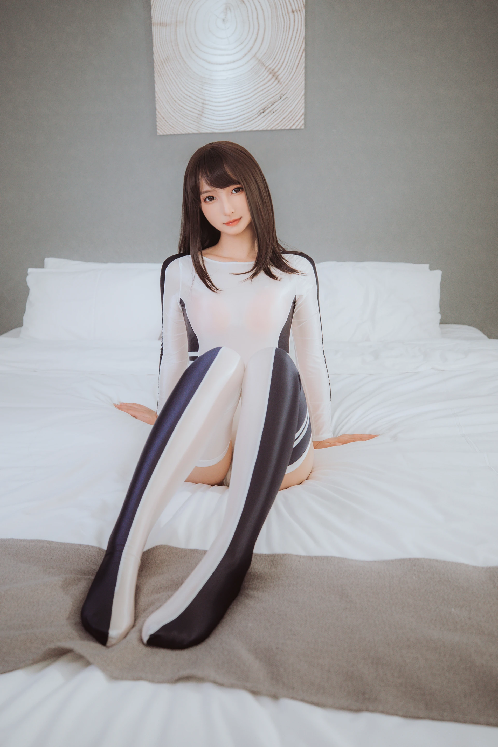 神楽坂真冬 第三季 序号30：竞泳主题《水之形2》 [150P2V-850MB]内衣, 双马尾, 泳装, 神楽坂真冬, 美腿, 美足, 黑丝