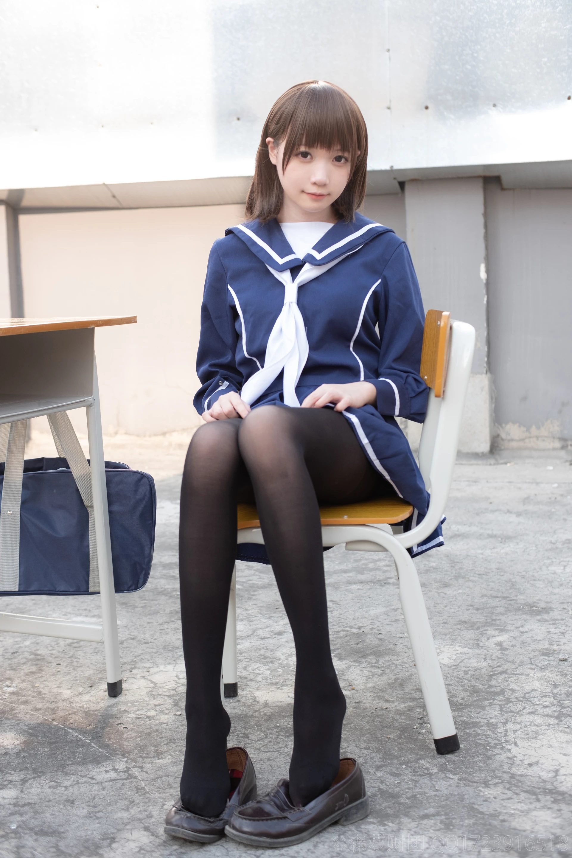森萝财团 X-043 [110P1V-2.12G]Aika, 制服, 学生装, 森萝财团, 美腿, 黑丝
