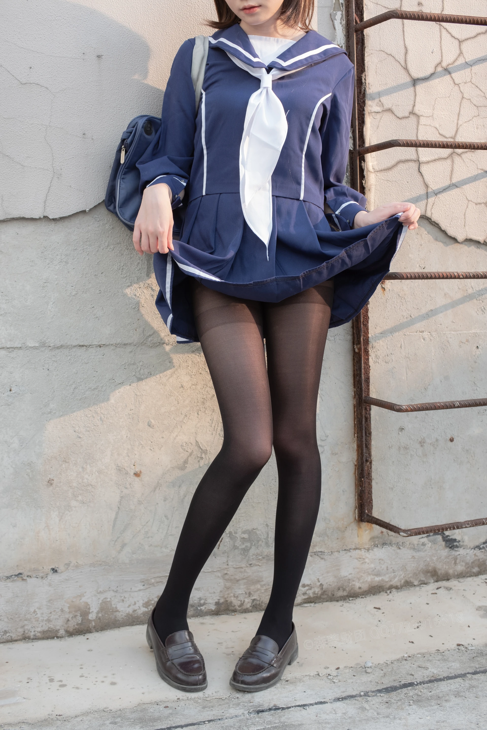 森萝财团 X-043 [110P1V-2.12G]Aika, 制服, 学生装, 森萝财团, 美腿, 黑丝