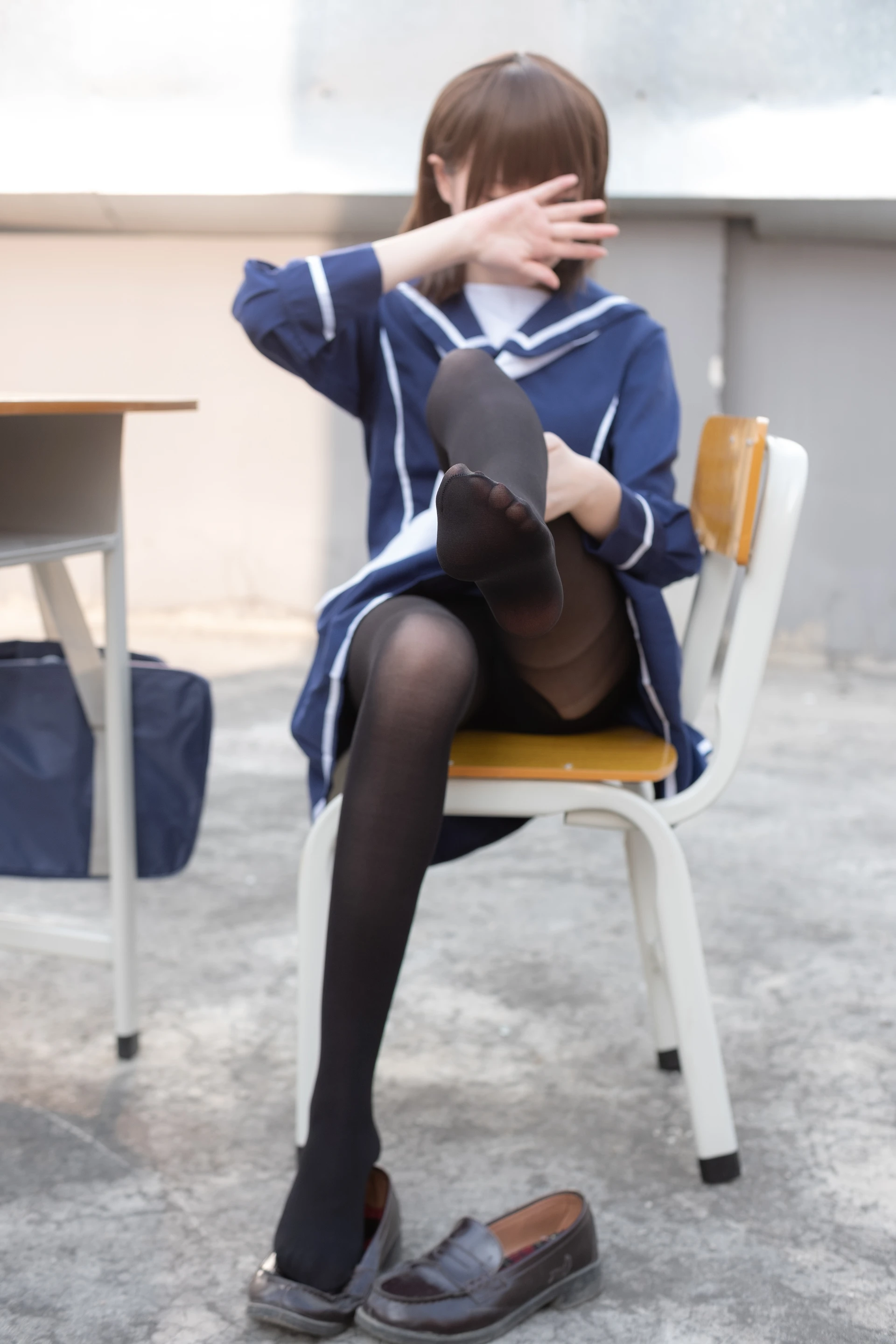 森萝财团 X-043 [110P1V-2.12G]Aika, 制服, 学生装, 森萝财团, 美腿, 黑丝