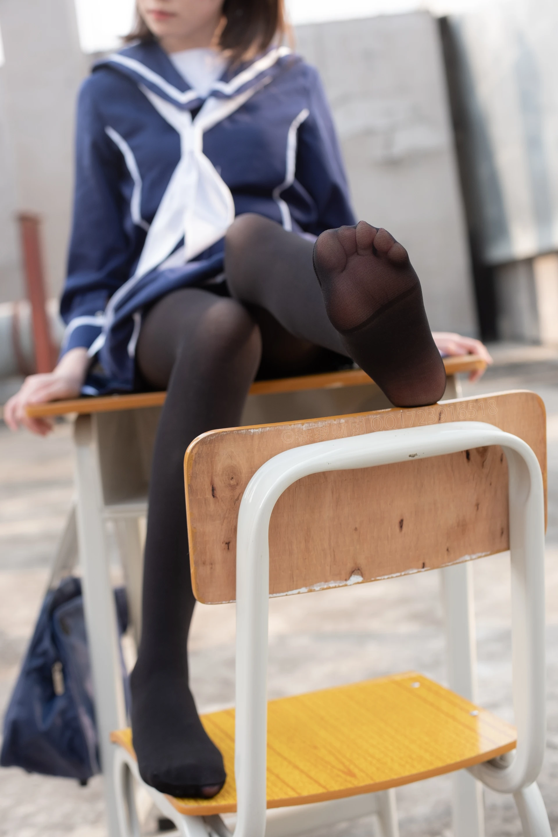 森萝财团 X-043 [110P1V-2.12G]Aika, 制服, 学生装, 森萝财团, 美腿, 黑丝