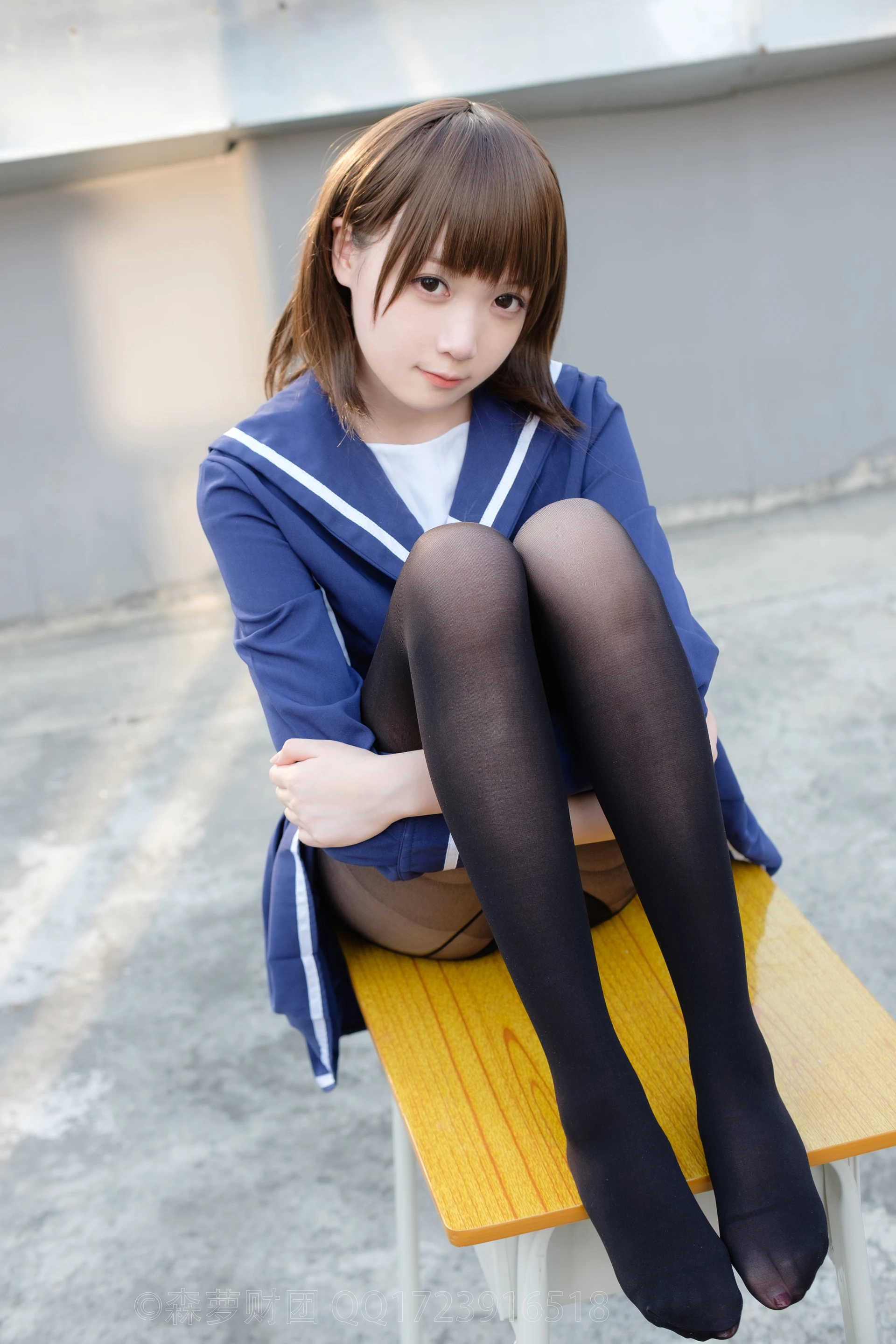森萝财团 X-043 [110P1V-2.12G]Aika, 制服, 学生装, 森萝财团, 美腿, 黑丝