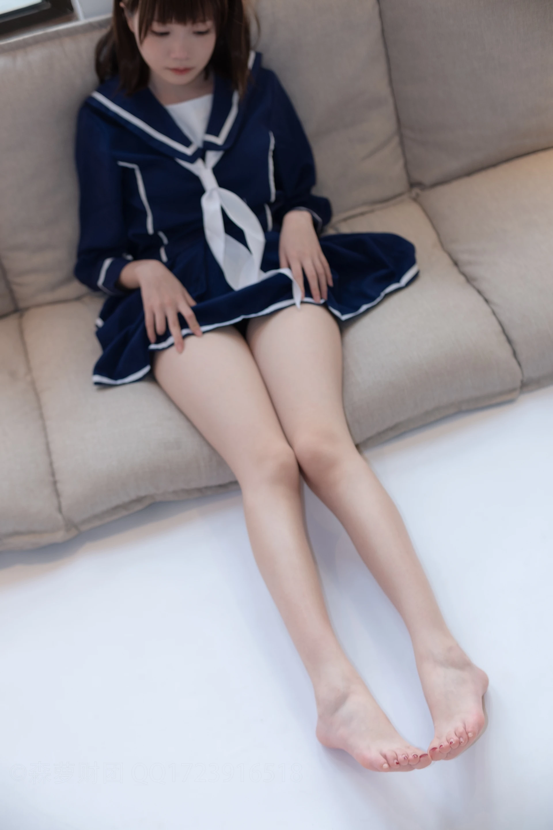森萝财团 X-043 [110P1V-2.12G]Aika, 制服, 学生装, 森萝财团, 美腿, 黑丝