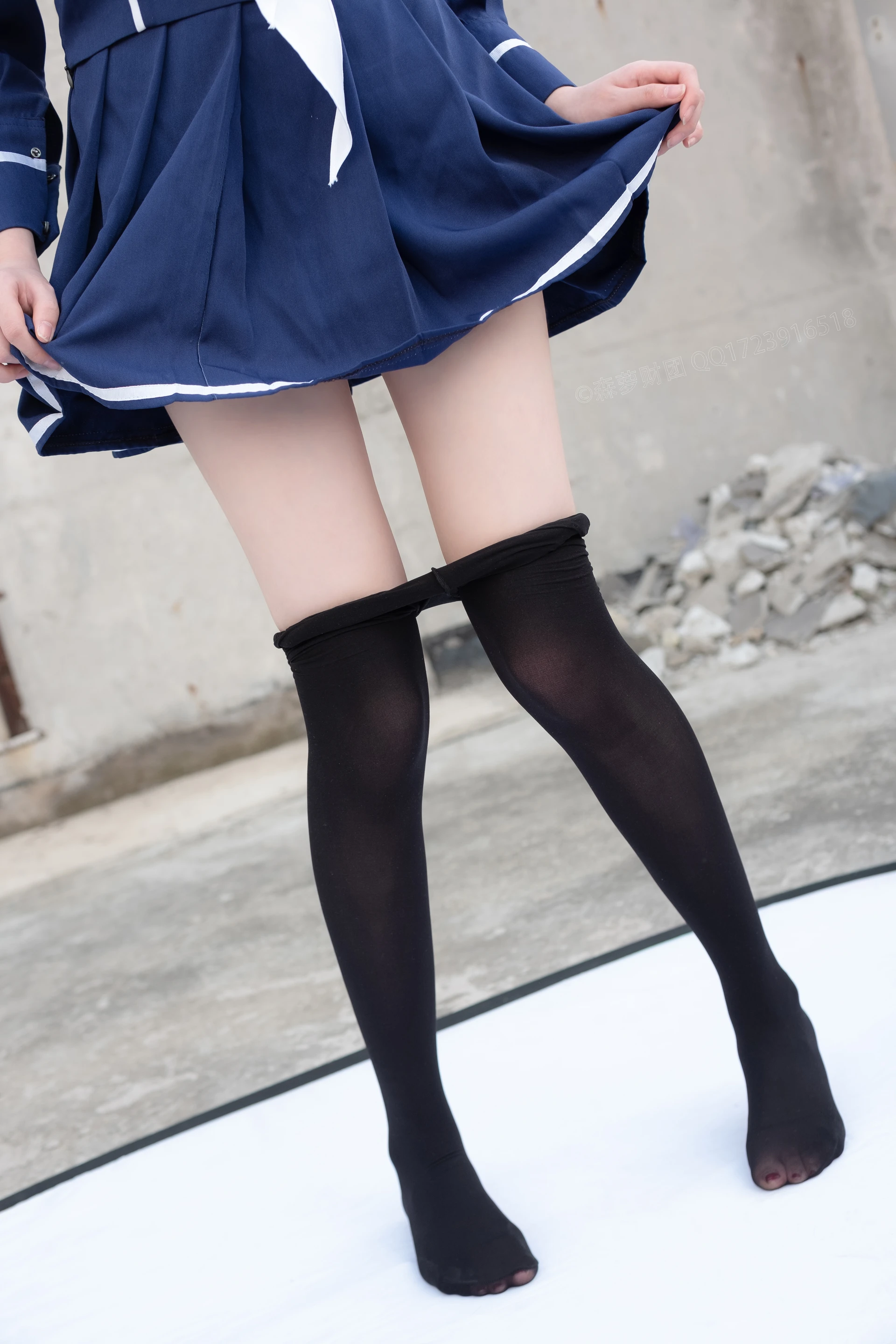 森萝财团 X-043 [110P1V-2.12G]Aika, 制服, 学生装, 森萝财团, 美腿, 黑丝
