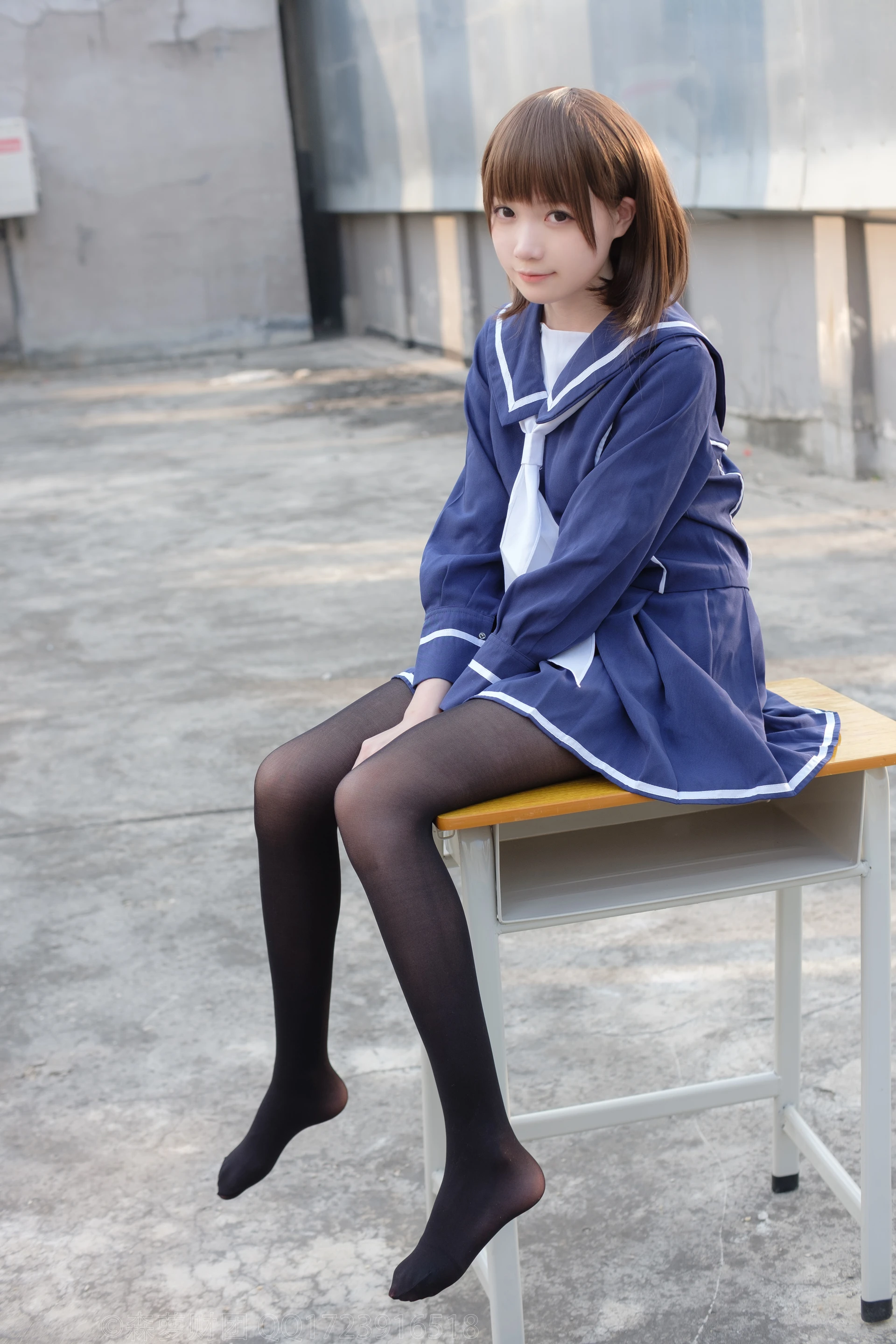 森萝财团 X-043 [110P1V-2.12G]Aika, 制服, 学生装, 森萝财团, 美腿, 黑丝